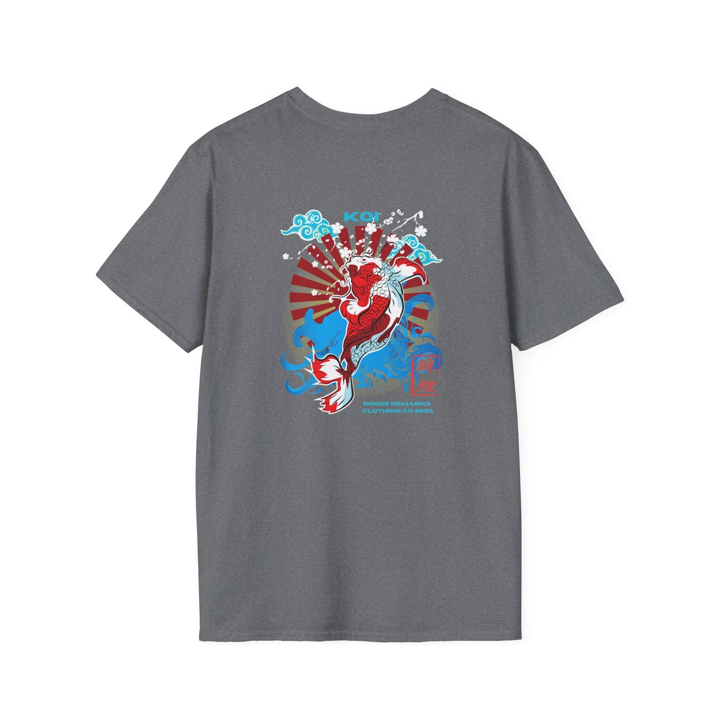 Koi Unisex Softstyle T-Shirt - Japanese Theme
