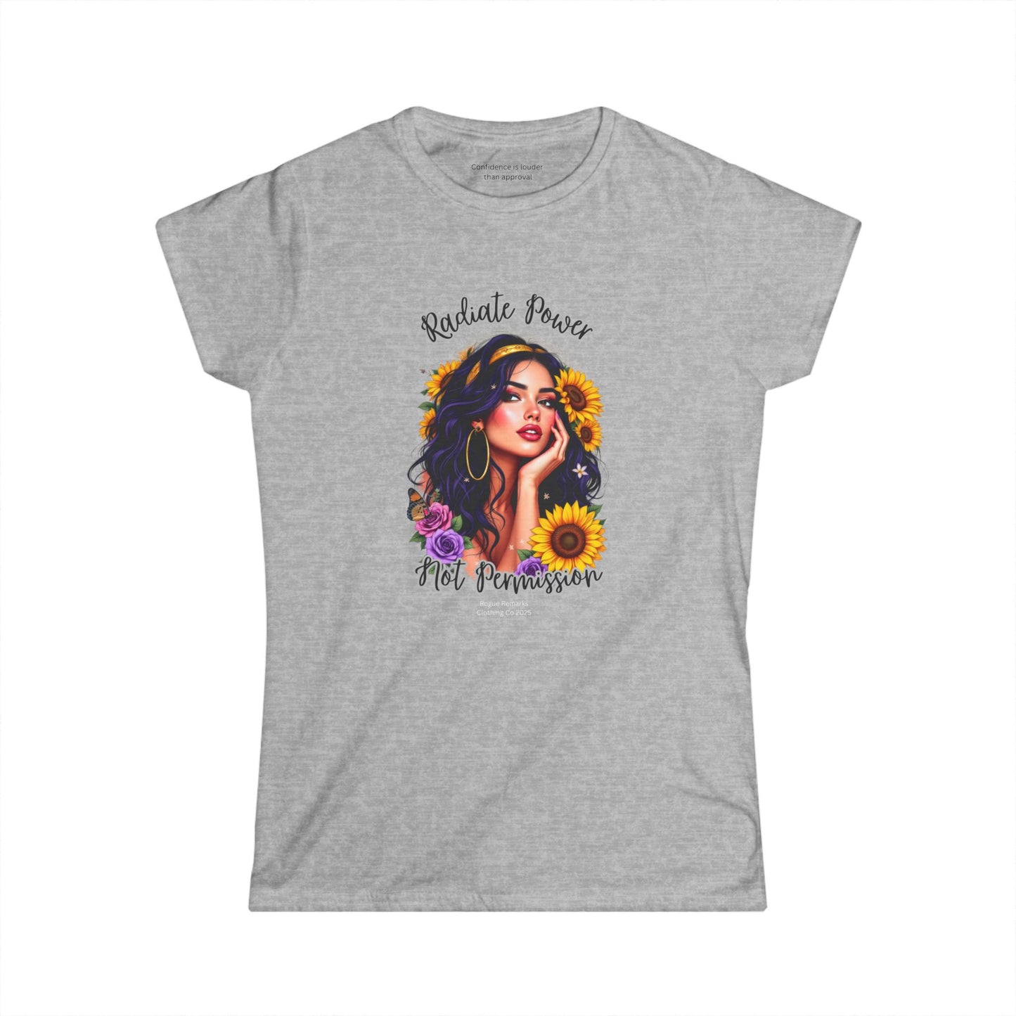 Radiate Power, Not Permission Women's Graphic Tee