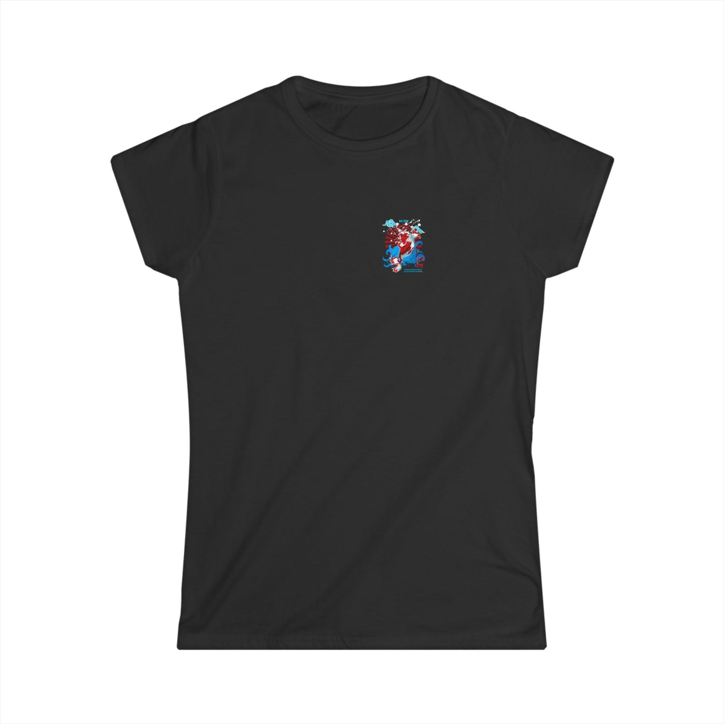 Koi Graphic Women's Softstyle Tee - Japanese Theme