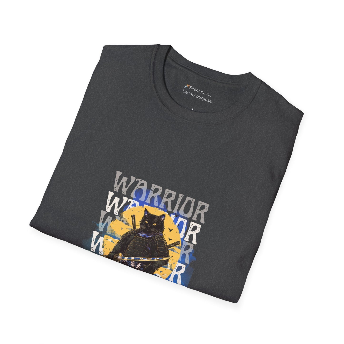 Samurai Cat Unisex Softstyle T-Shirt