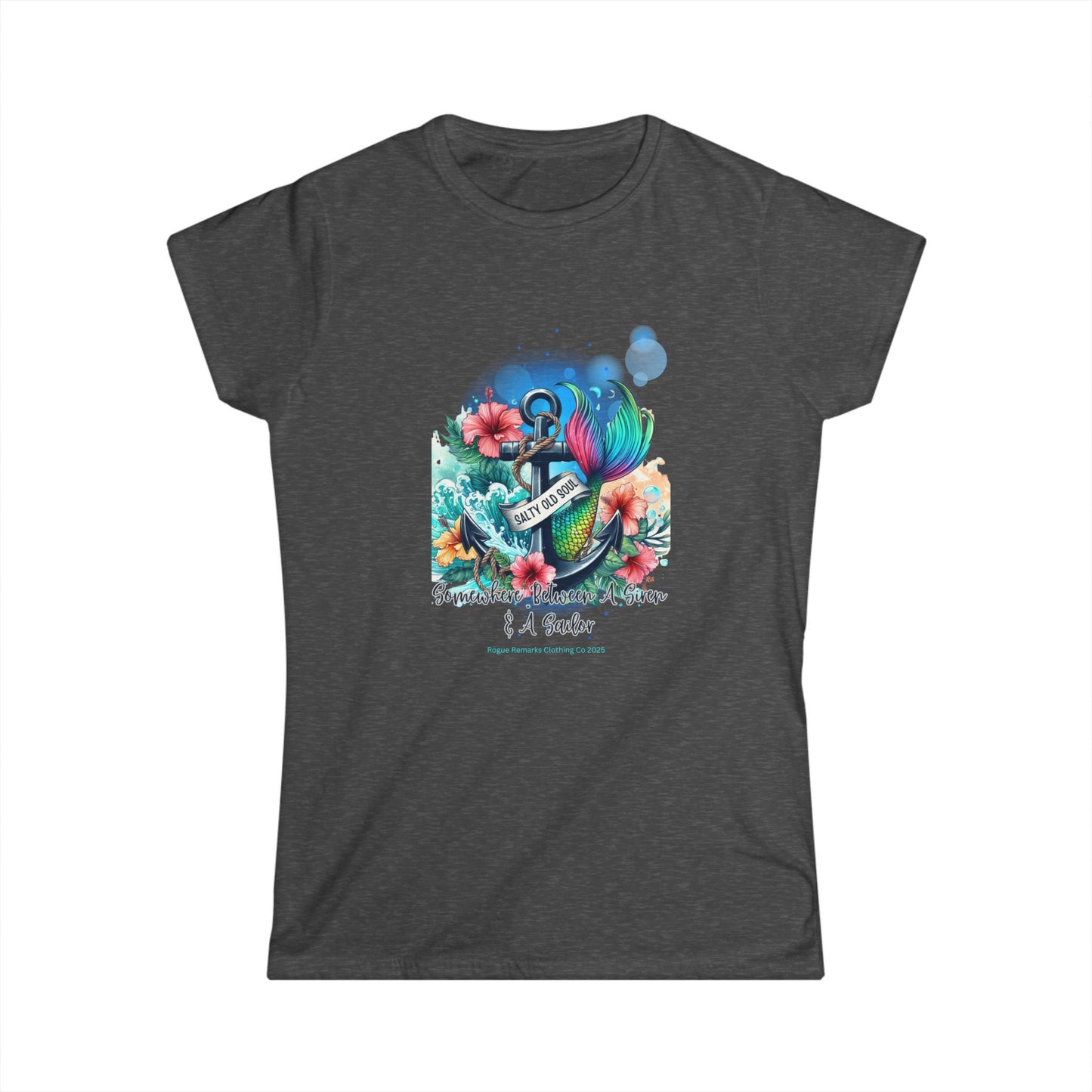 Somewhere Between a Siren & a Sailor Women's Softstyle Tee
