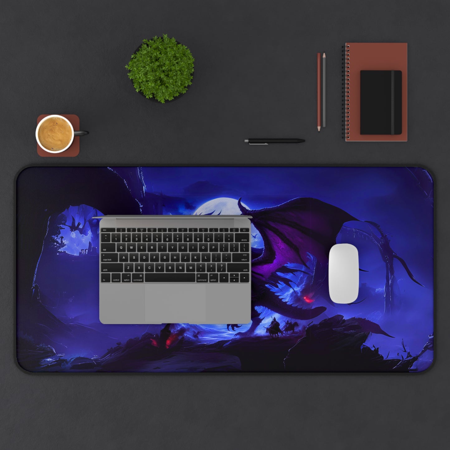 Midnight Reign Gaming Desk Mat