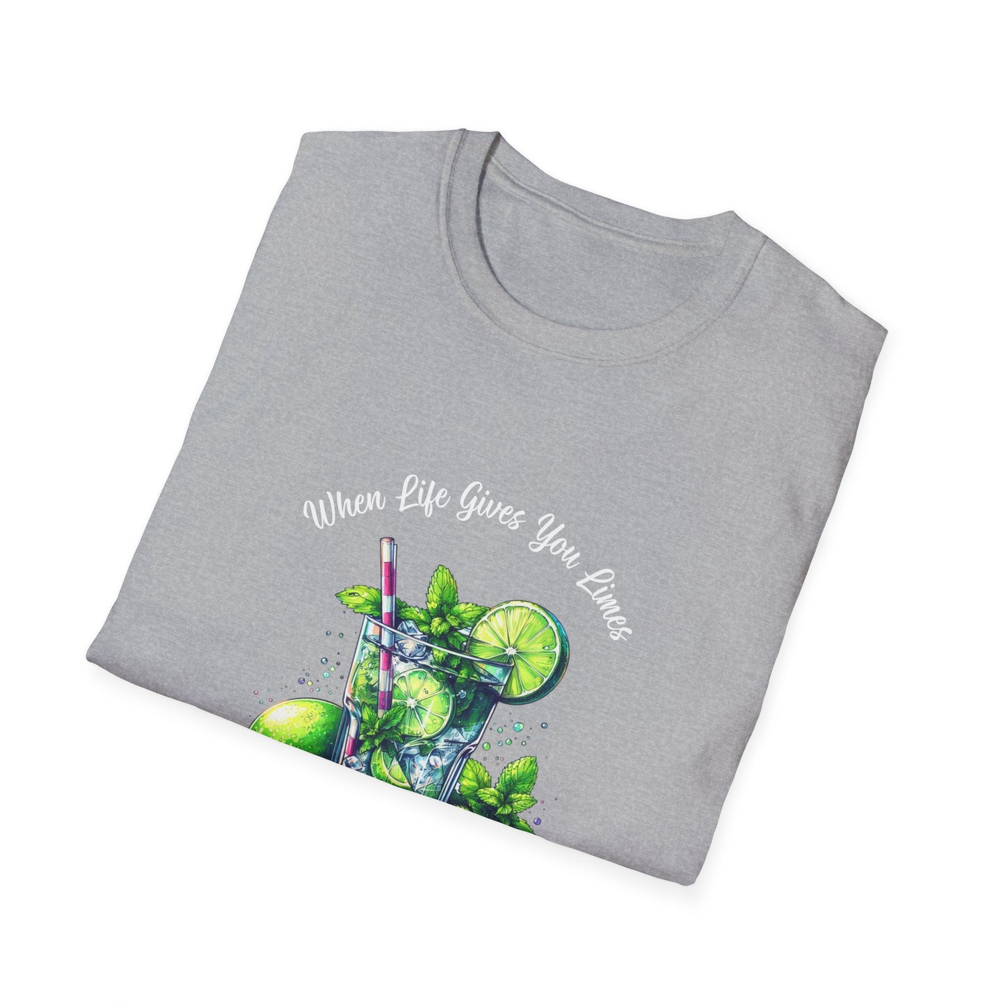 When Life Gives You Limes… Make a Mojito! Unisex Softstyle T-Shirt