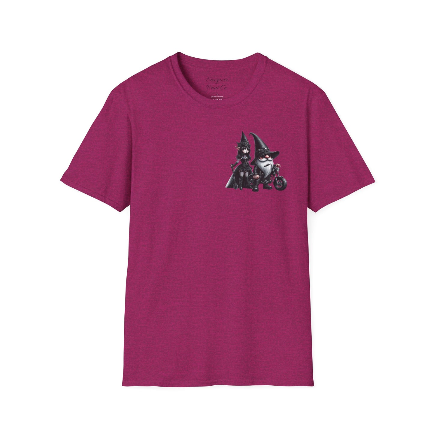 “Gothic Vibes, Midnight Rides” Unisex Softstyle T-Shirt