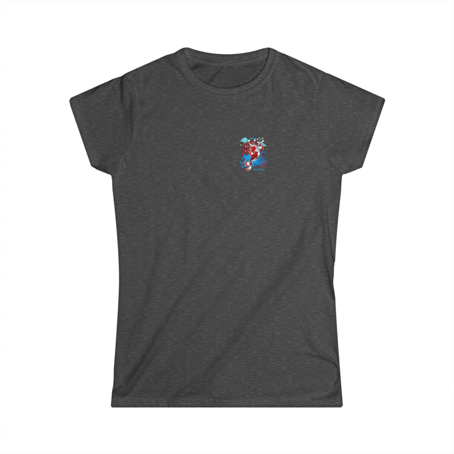 Koi Graphic Women's Softstyle Tee - Japanese Theme