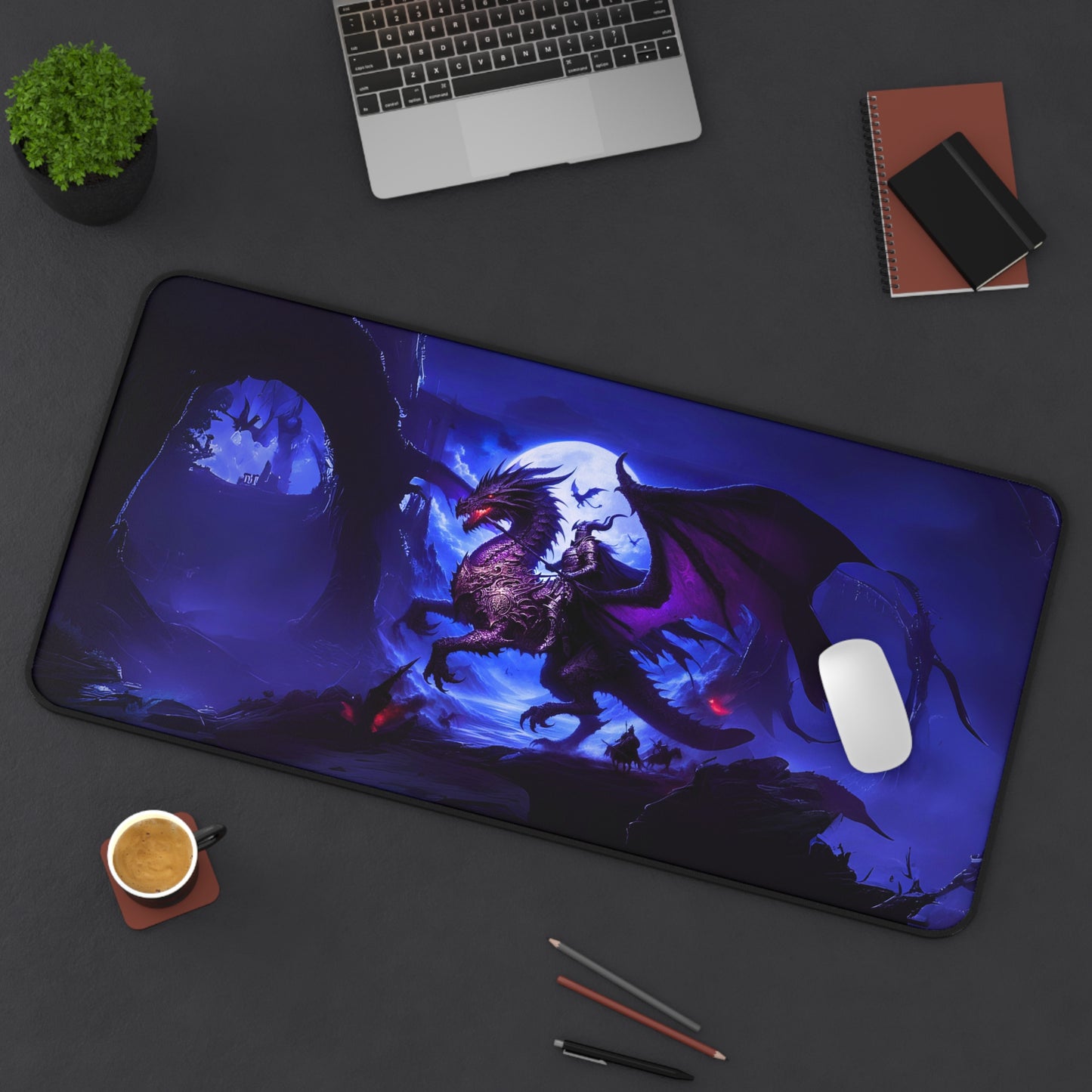 Midnight Reign Gaming Desk Mat