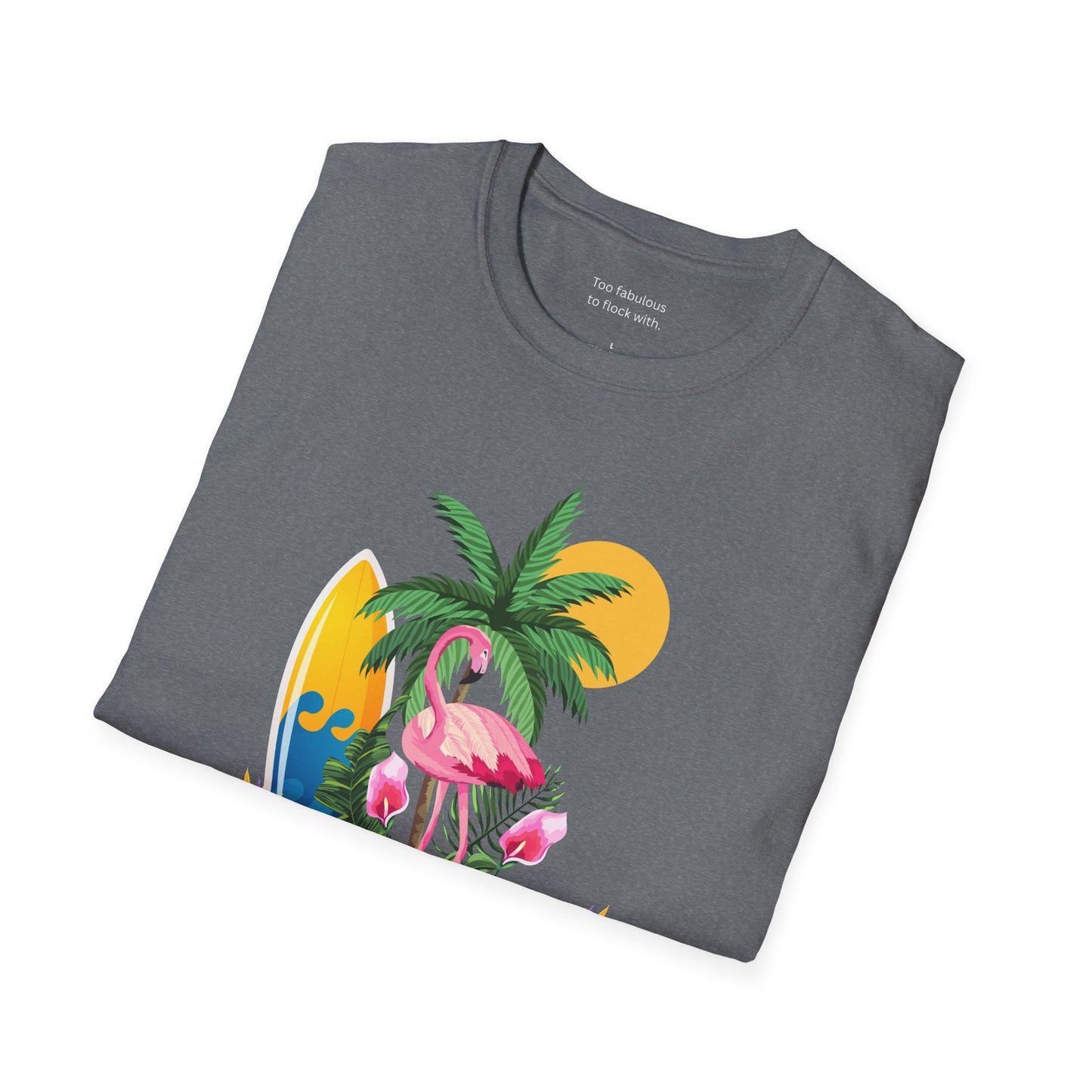 Aloha Summer – Where Sass Meets Sunshine Unisex Softstyle T-Shirt