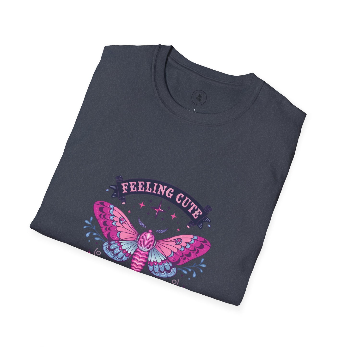 Feeling Cute, Might Hex You Later Unisex Tee – Moth Magic Edition