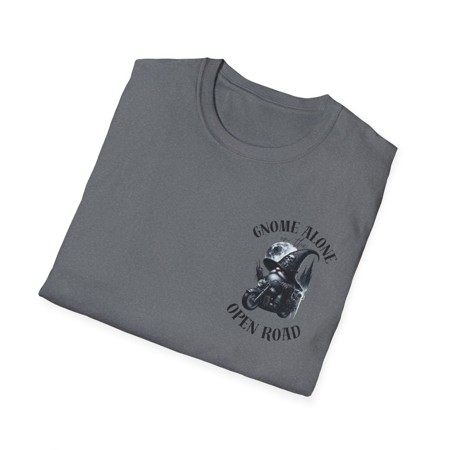 Gnome Alone on the Open Road Unisex Softstyle T-Shirt