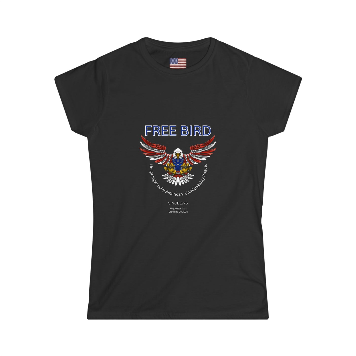 FREE BIRD – Since 1776 Women's Softstyle Tee