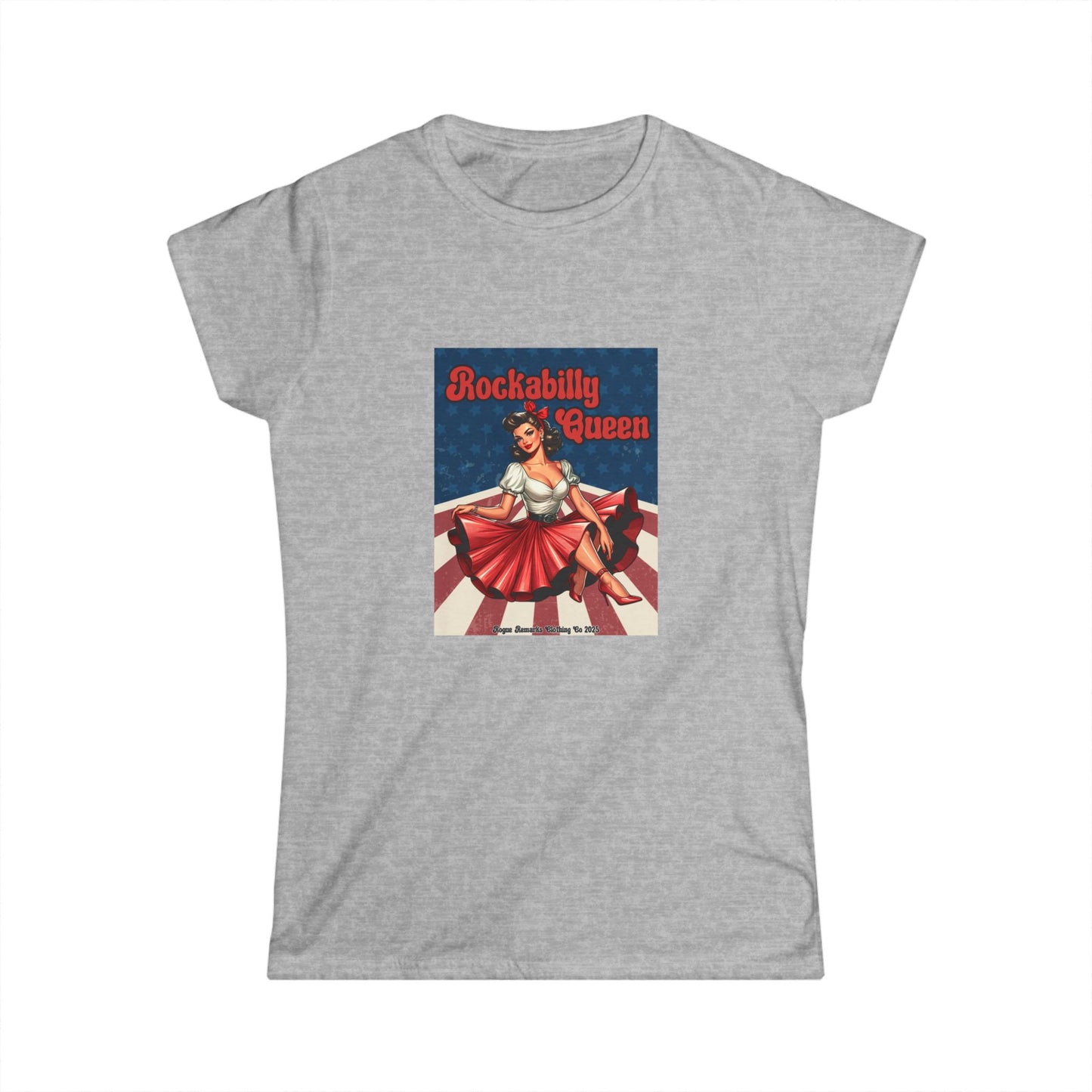 Rockabilly Queen Women's Softstyle T-Shirt