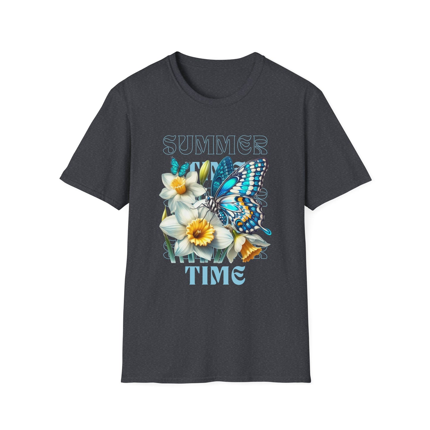 Celebrate the Joy of Summer with Our Butterfly Blooms Unisex Softstyle T-Shirt