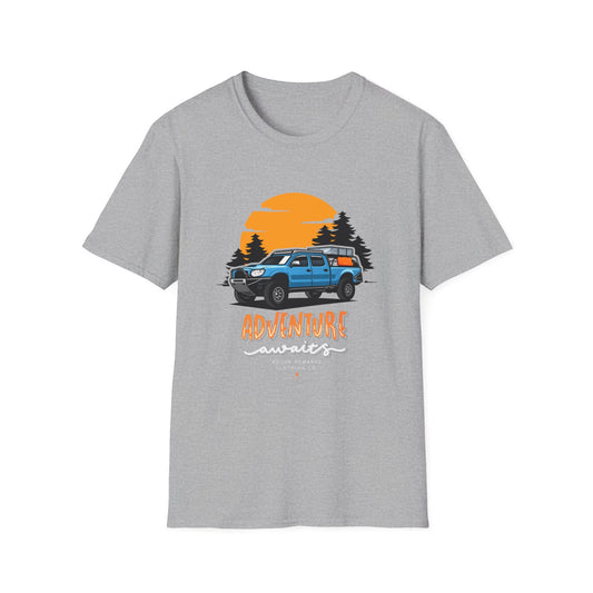 4x4 Adventure Awaits Unisex Softstyle T-Shirt