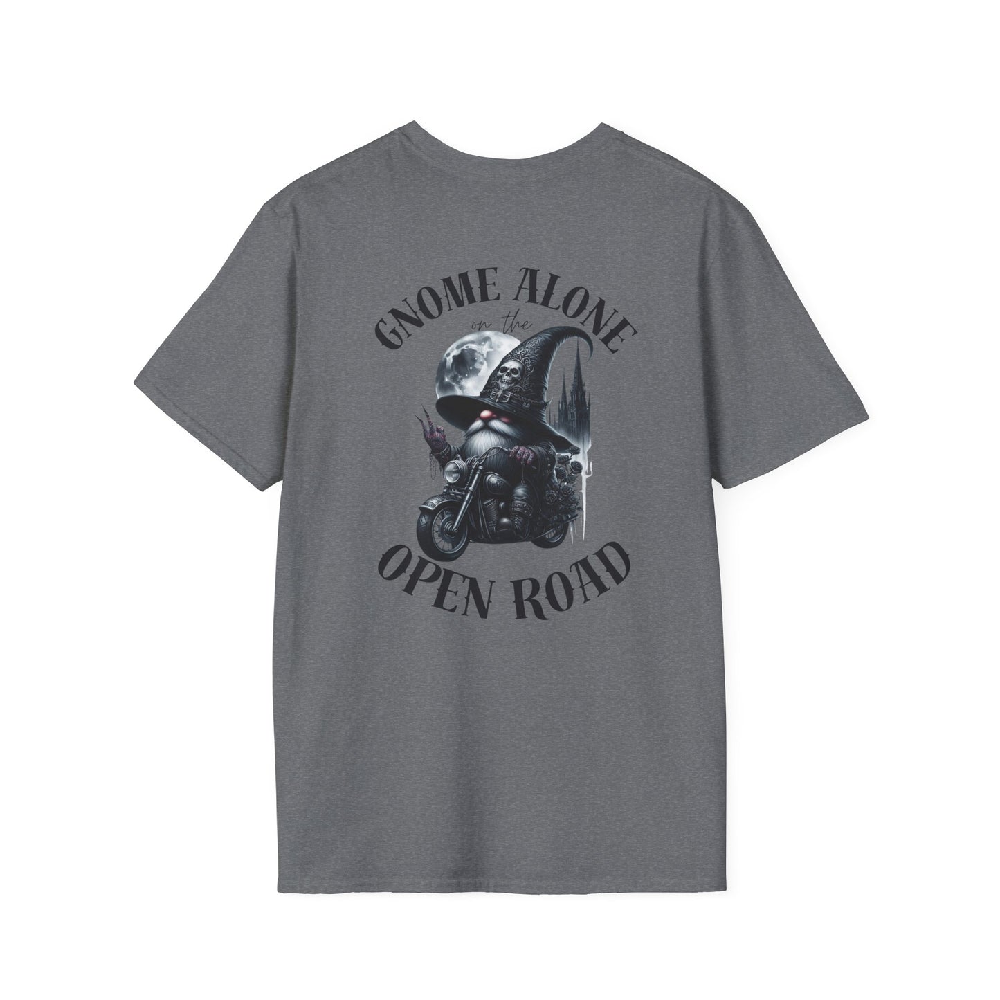 Gnome Alone on the Open Road Unisex Softstyle T-Shirt