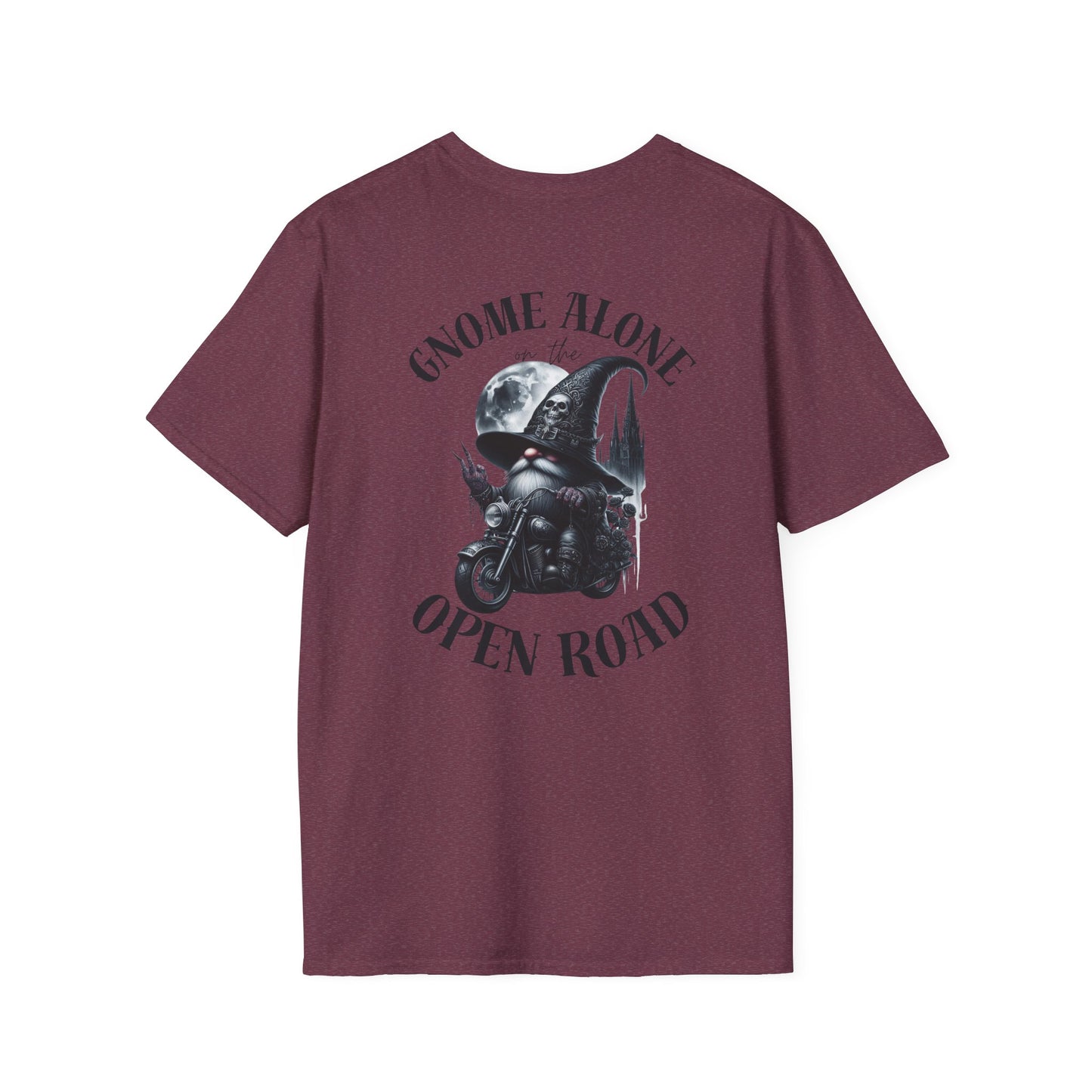 Gnome Alone on the Open Road Unisex Softstyle T-Shirt