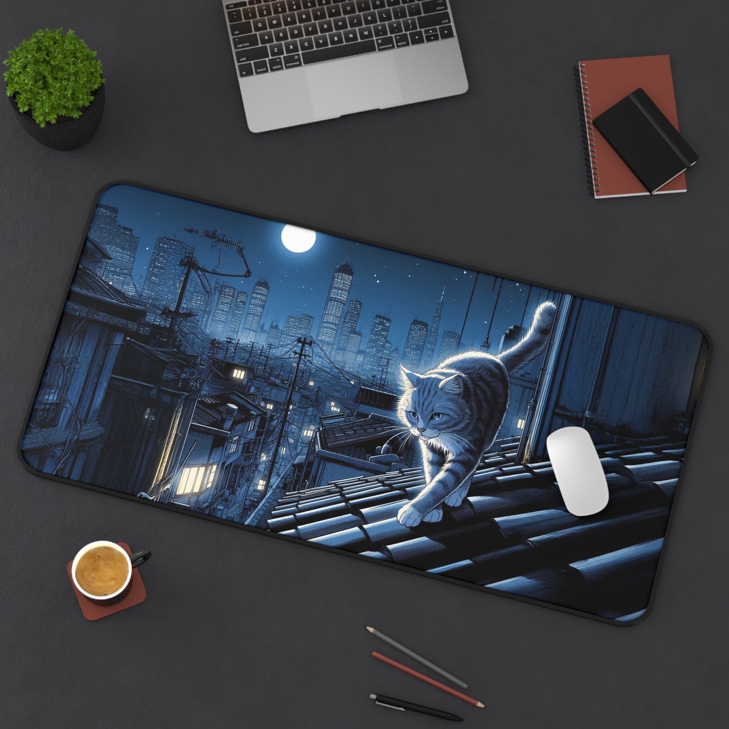 The Last Watcher Gaming Desk Mat
