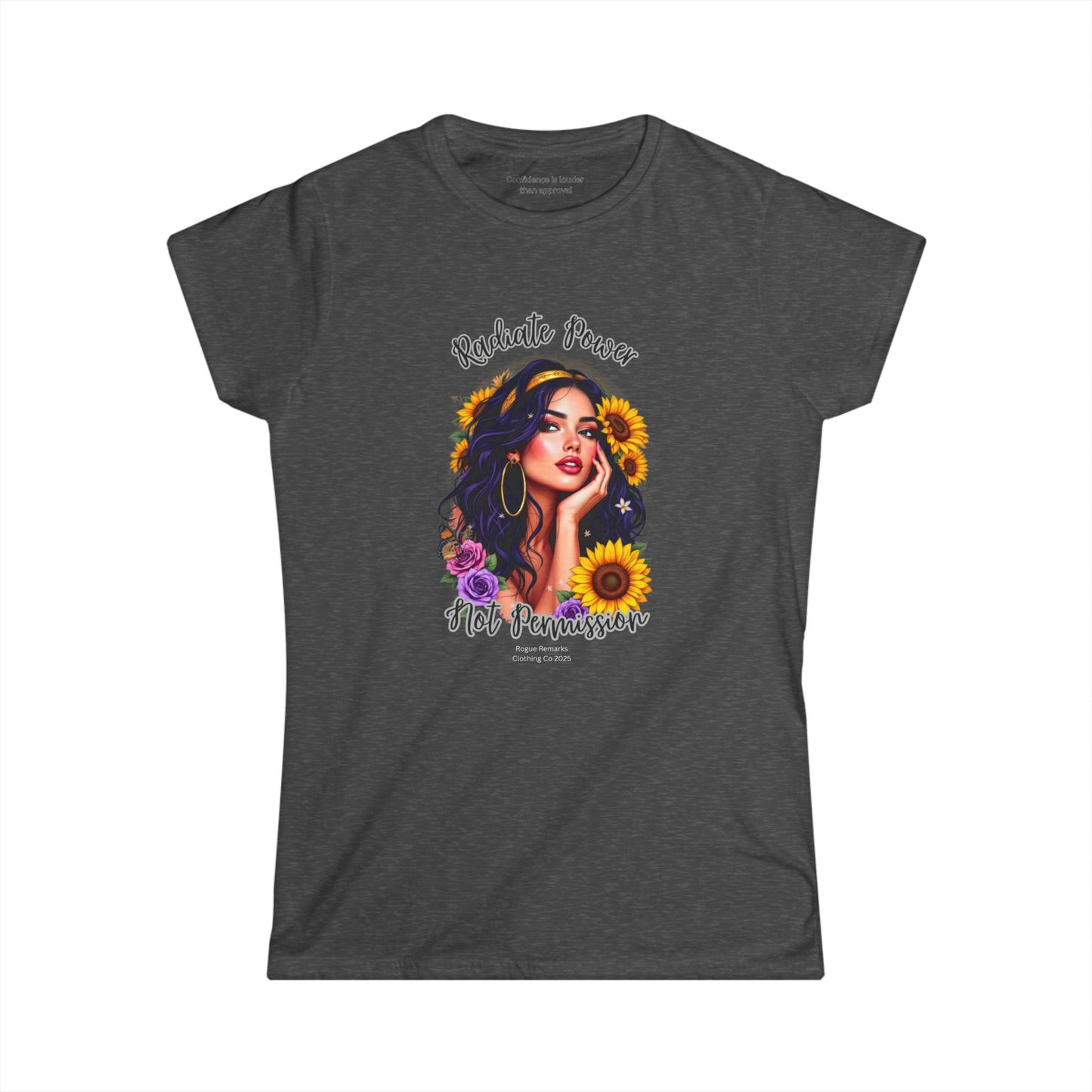 Radiate Power, Not Permission Women's Graphic Tee