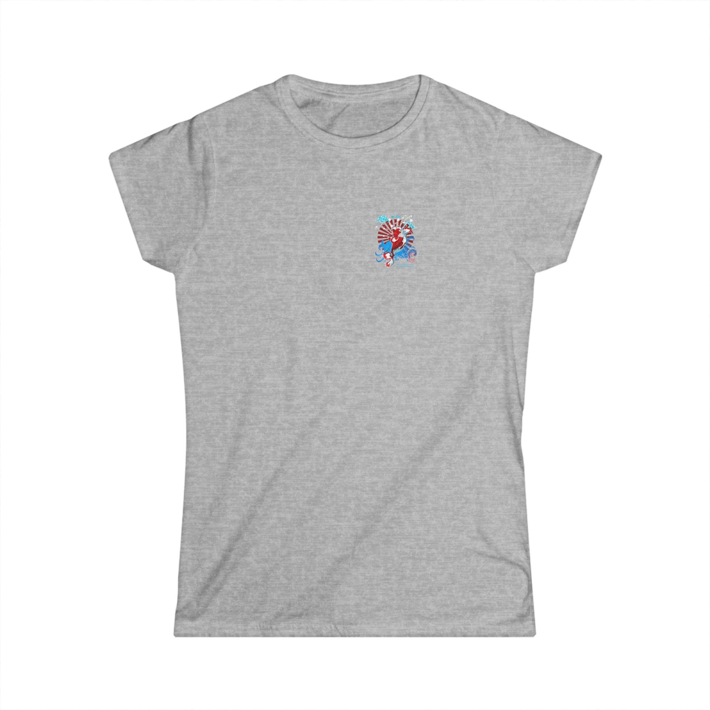 Koi Graphic Women's Softstyle Tee - Japanese Theme
