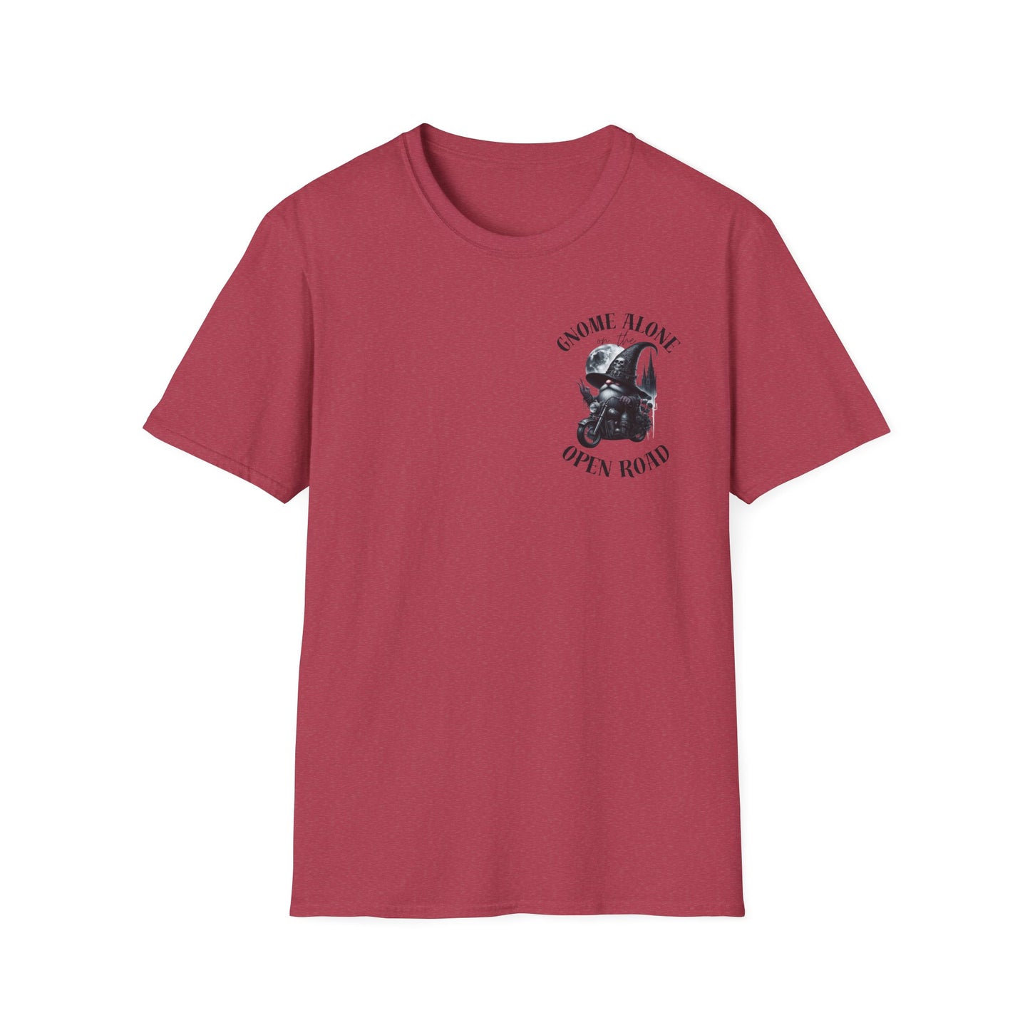 Gnome Alone on the Open Road Unisex Softstyle T-Shirt