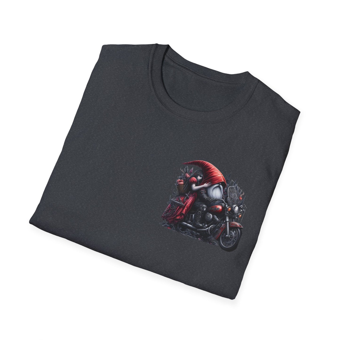 “Riding with My Gnomie” Unisex Softstyle T-Shirt