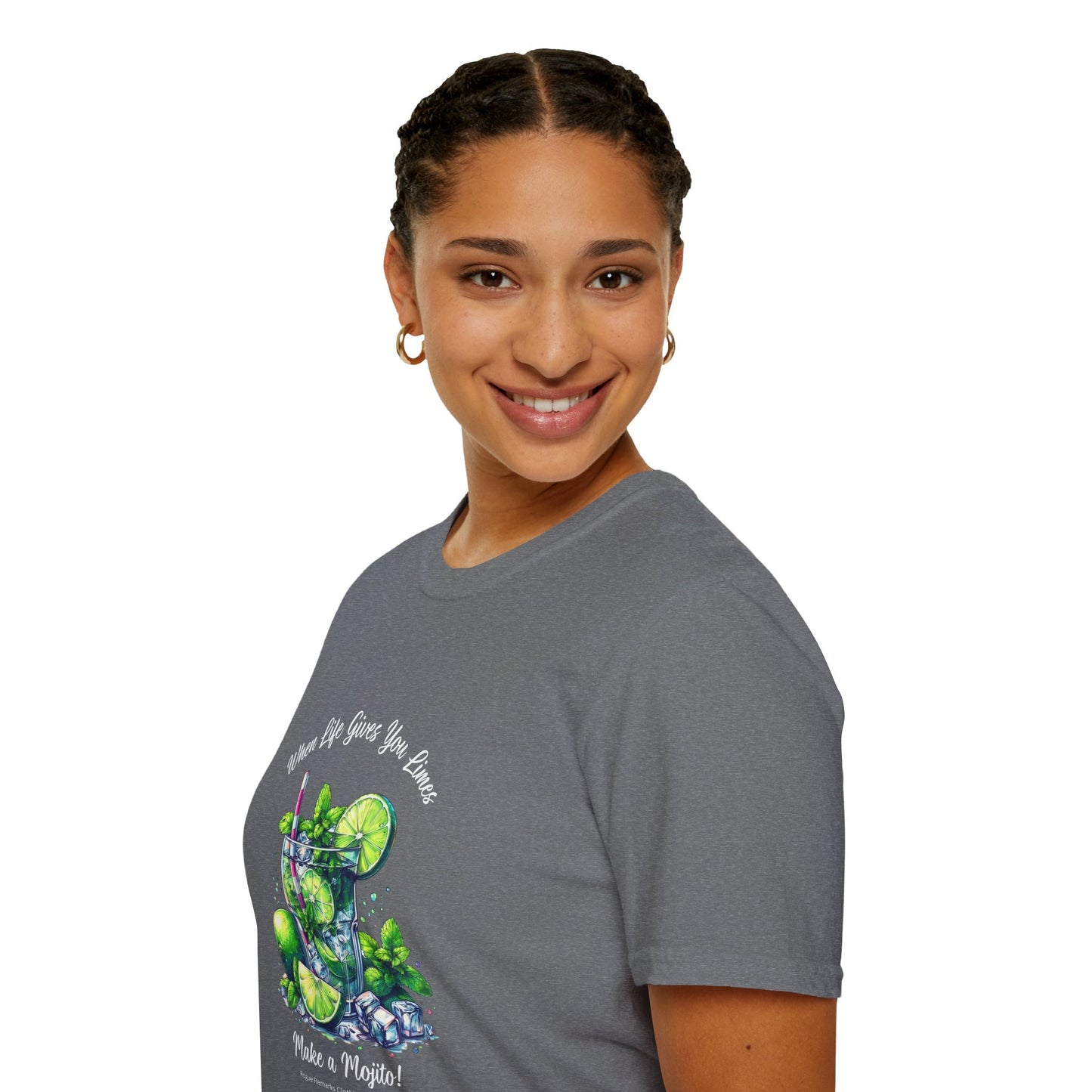 When Life Gives You Limes… Make a Mojito! Unisex Softstyle T-Shirt