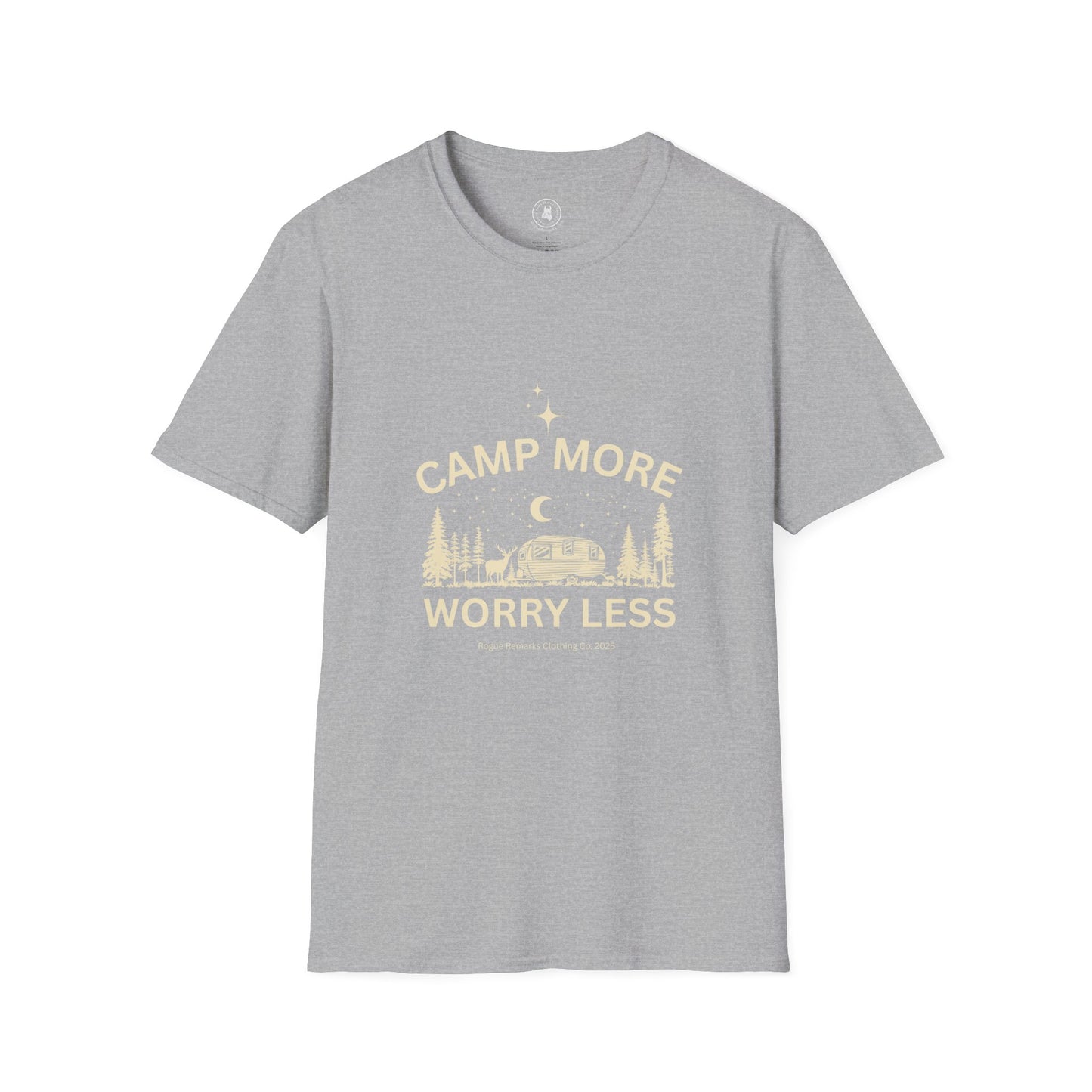 Camp More, Worry Less Tee – Stargazer Edition Unisex T-Shirt