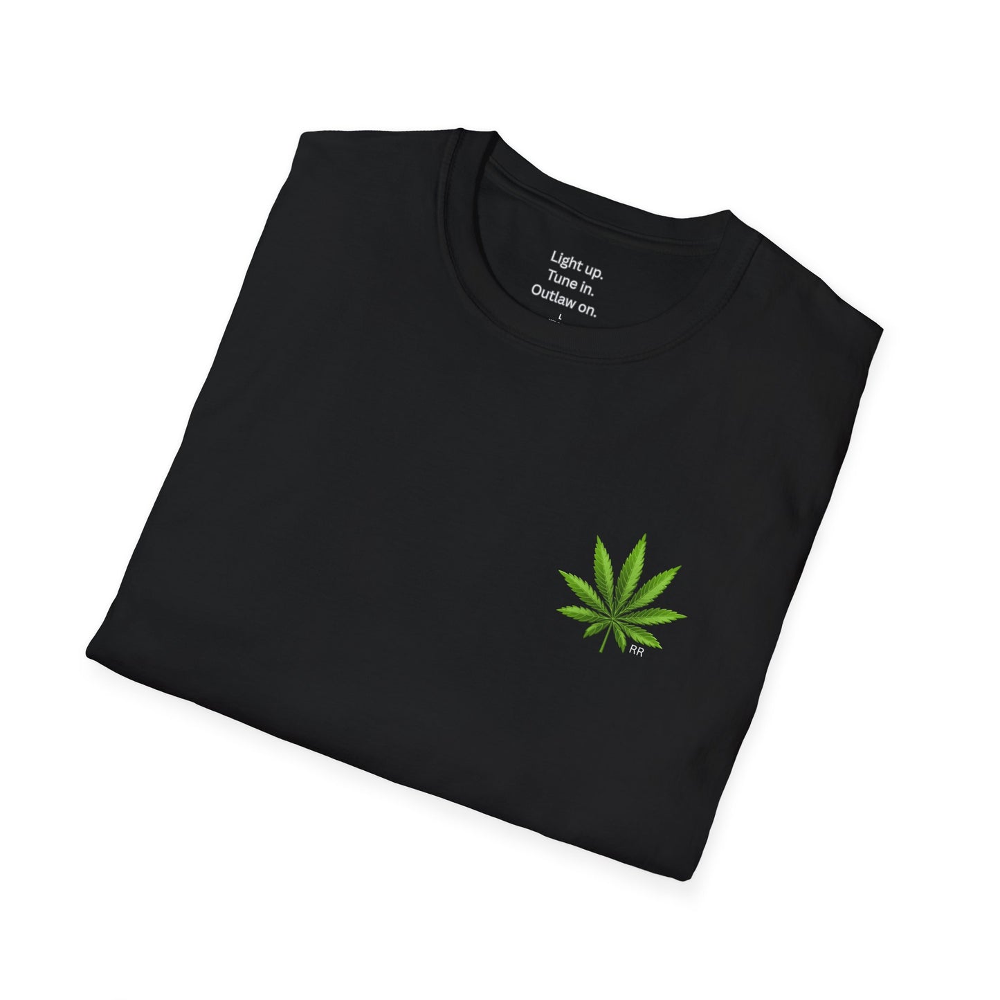 Take a Toke and Play Some Outlaw Country Unisex Softstyle Tee