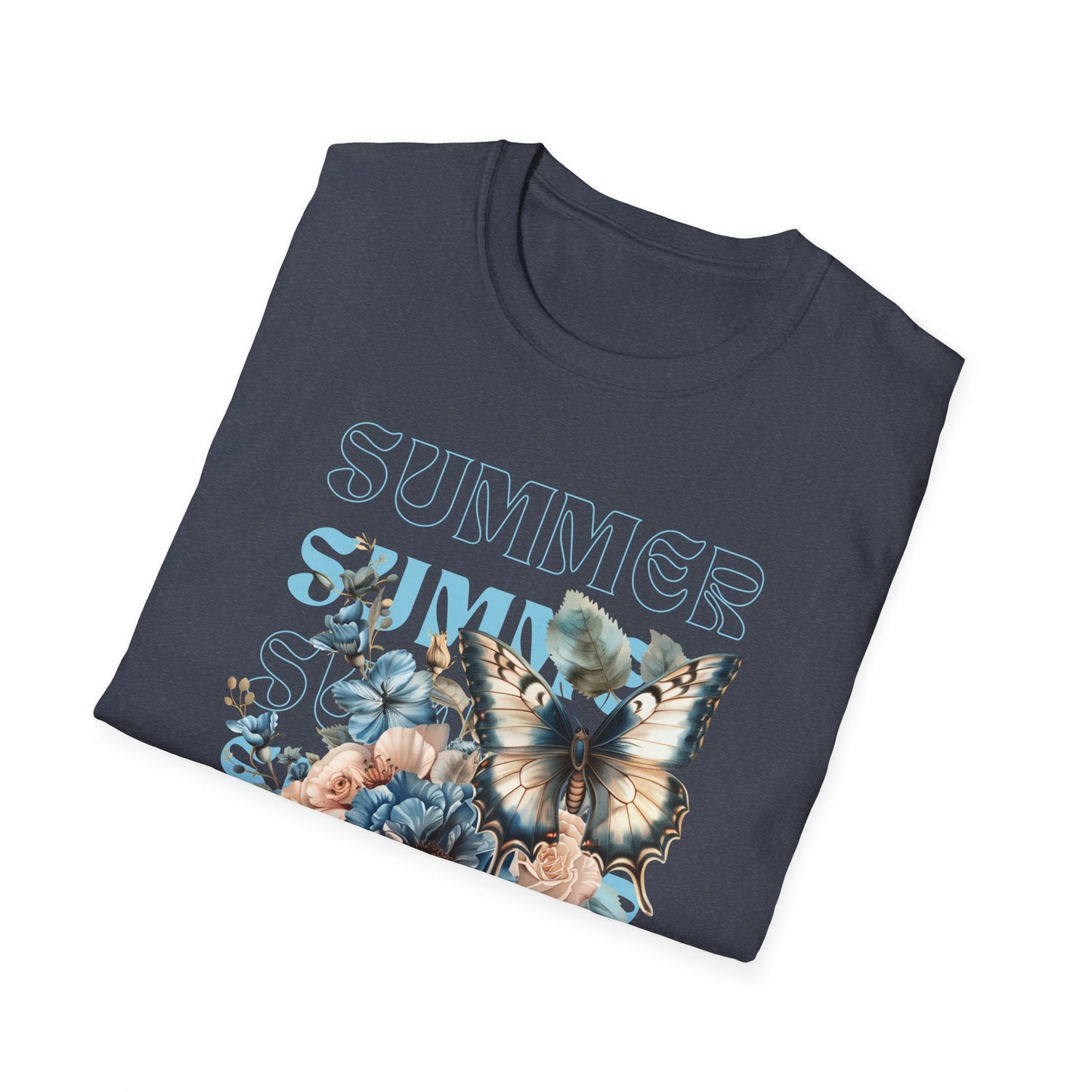 Vibrant Butterfly Tee | Unisex Joyful Summer Shirt