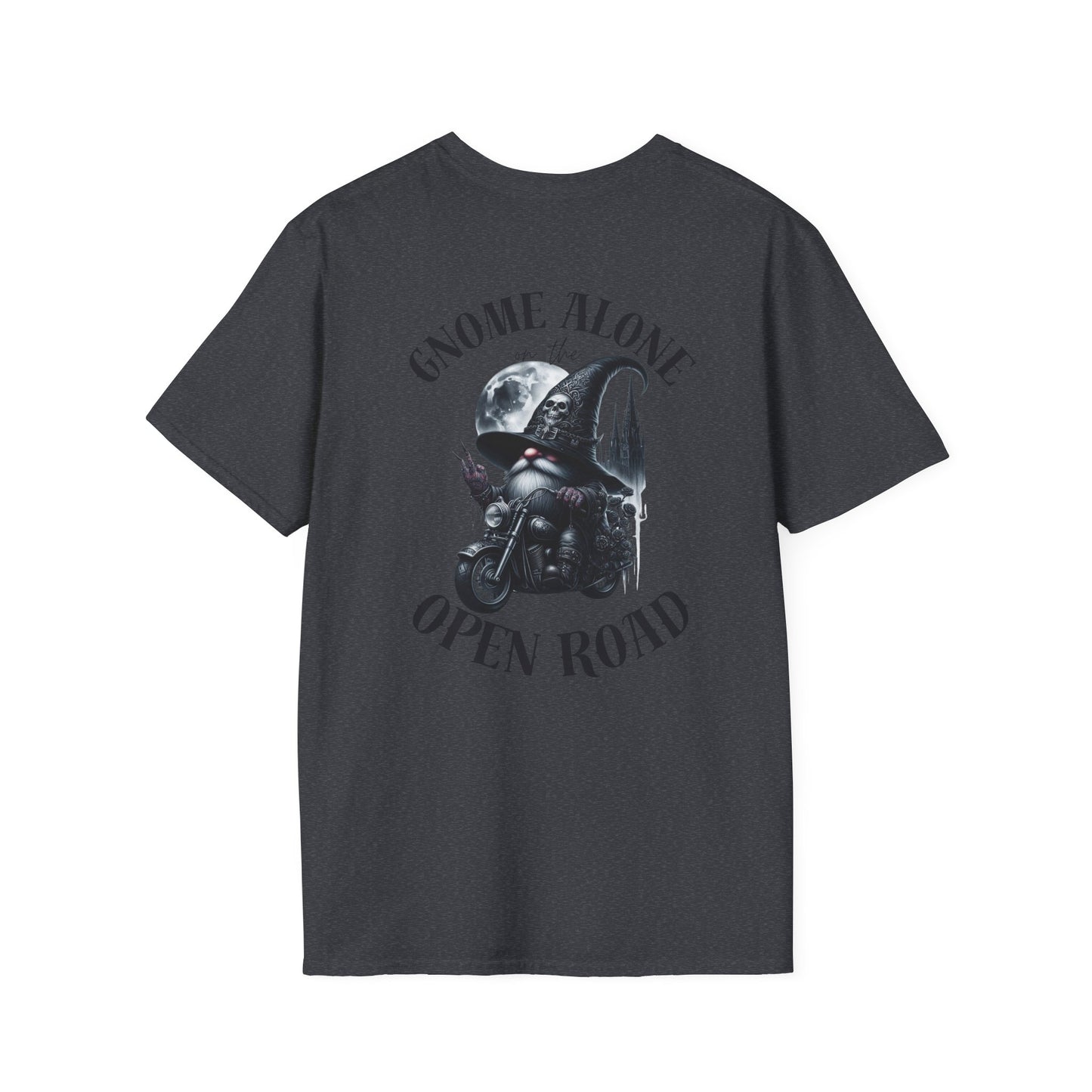 Gnome Alone on the Open Road Unisex Softstyle T-Shirt
