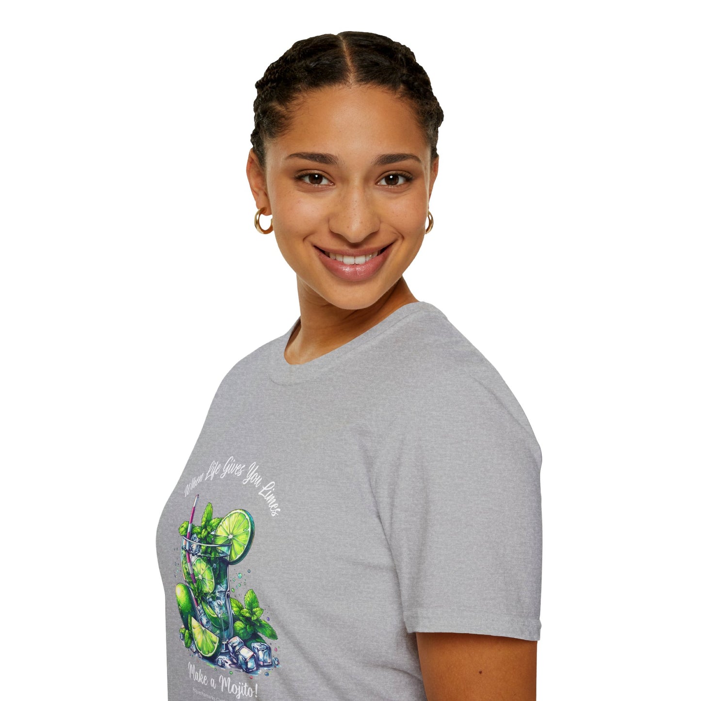When Life Gives You Limes… Make a Mojito! Unisex Softstyle T-Shirt