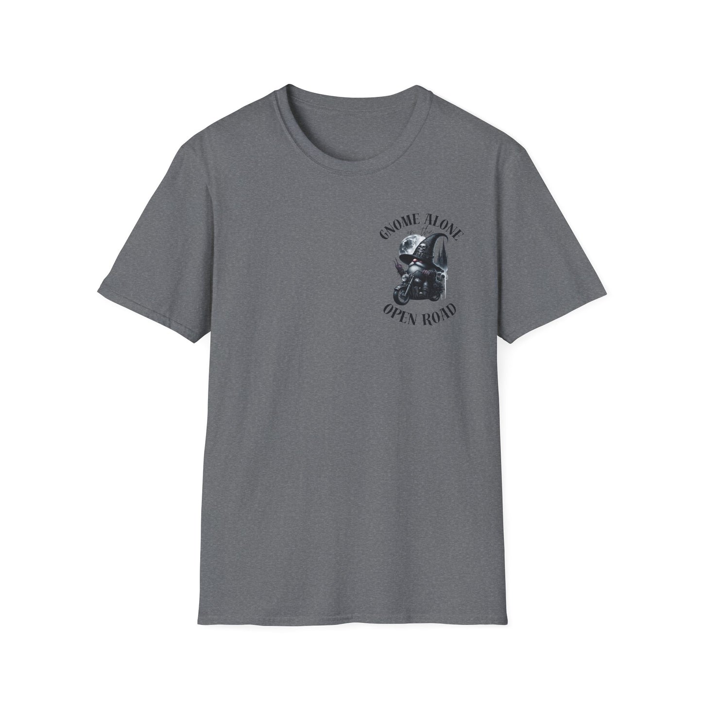 Gnome Alone on the Open Road Unisex Softstyle T-Shirt