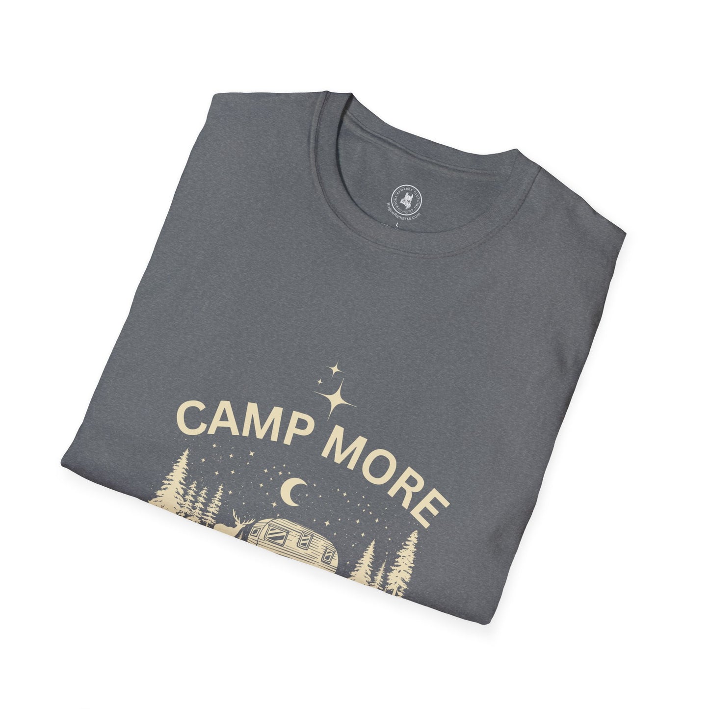 Camp More, Worry Less Tee – Stargazer Edition Unisex T-Shirt