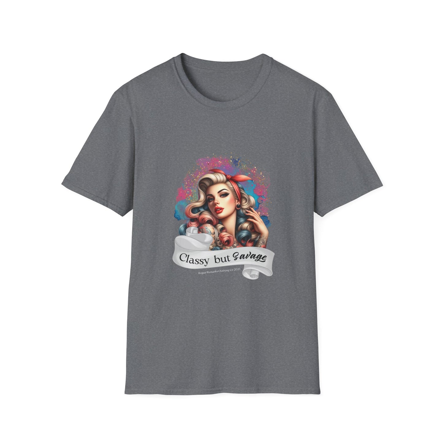 Classy but Savage Unisex Softstyle T-Shirt