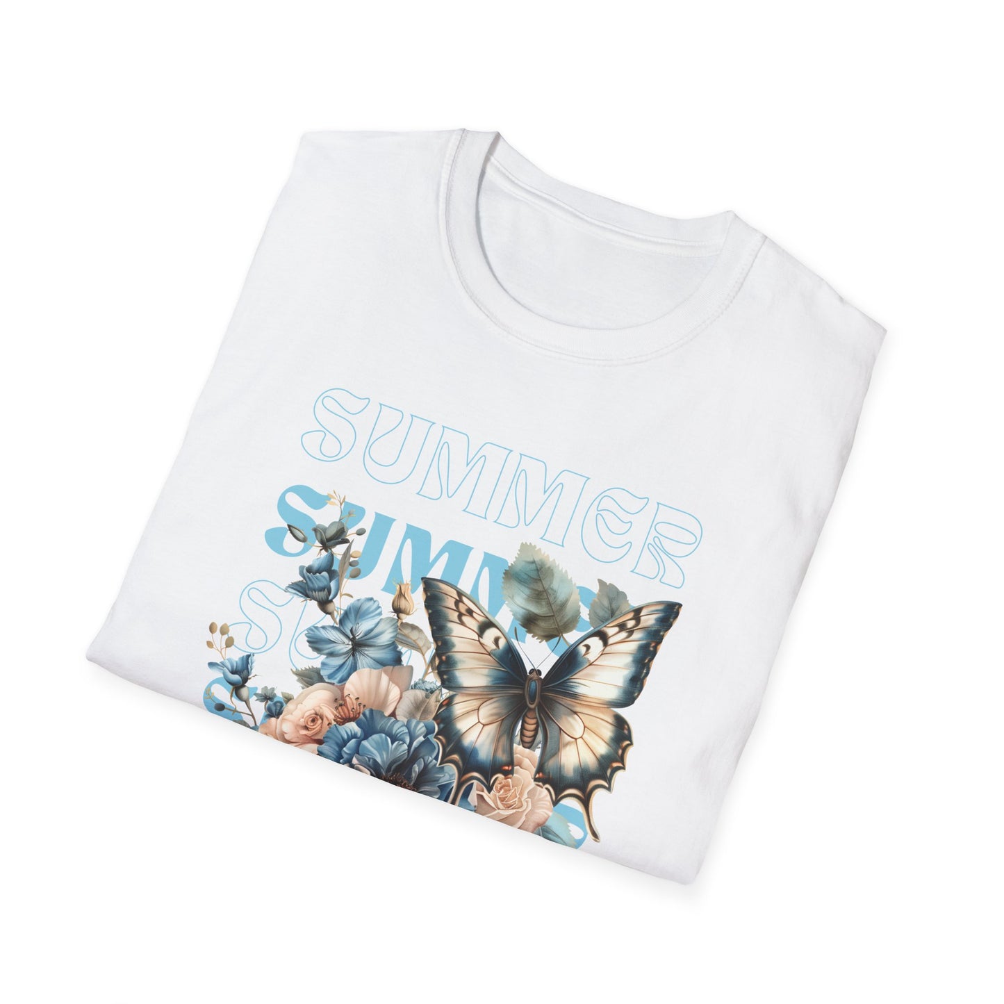 Vibrant Butterfly Tee | Unisex Joyful Summer Shirt