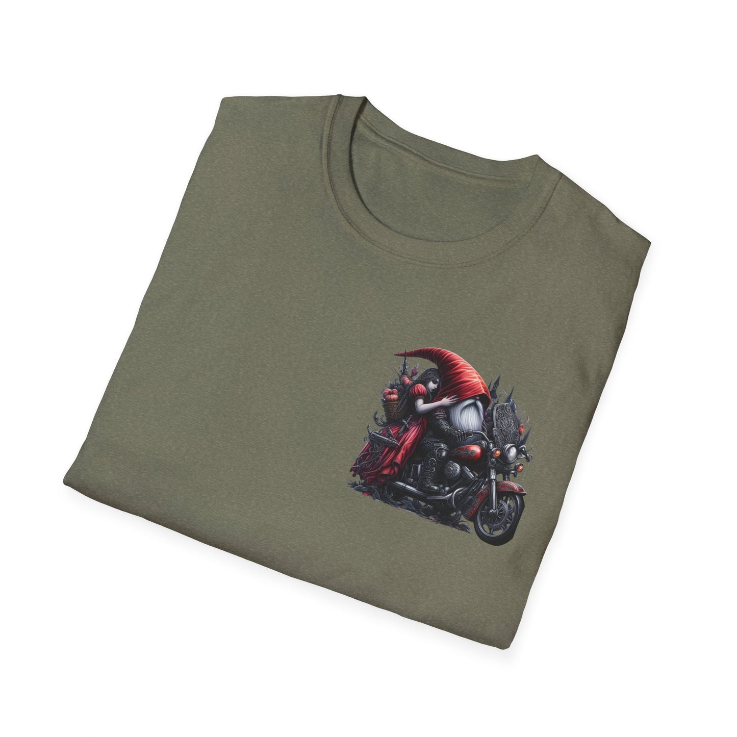 “Riding with My Gnomie” Unisex Softstyle T-Shirt