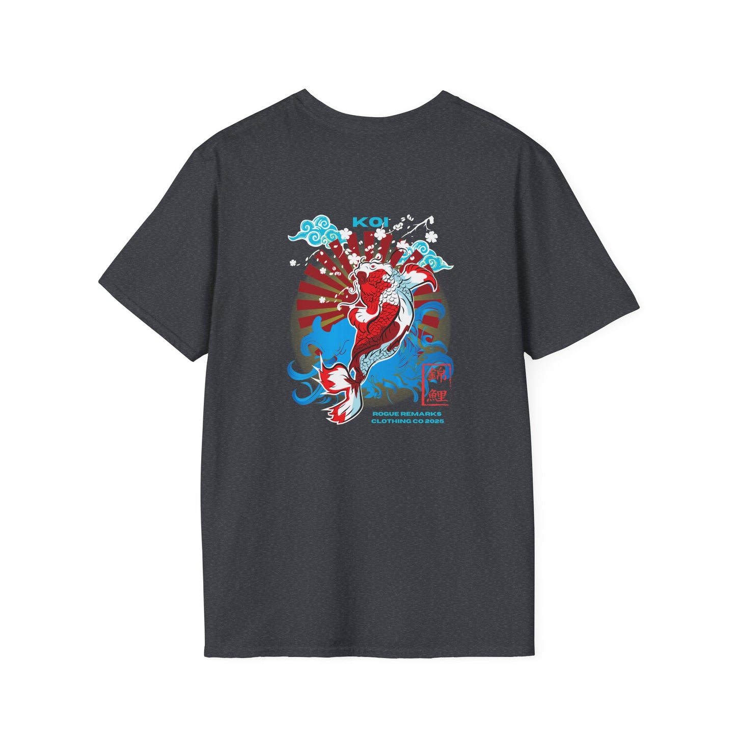 Koi Unisex Softstyle T-Shirt - Japanese Theme