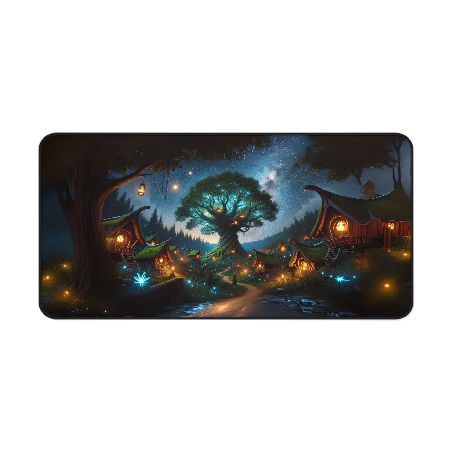 Enchanted Village Gaming Desk Mat