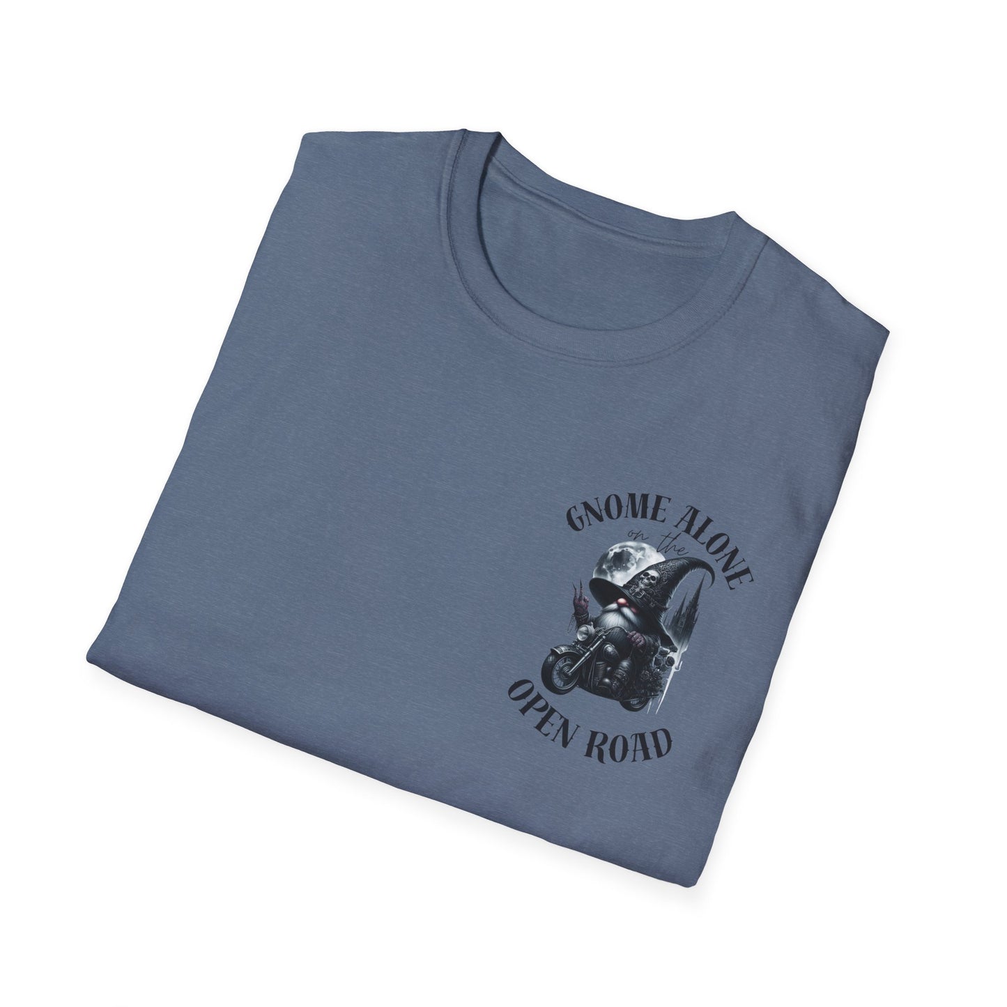 Gnome Alone on the Open Road Unisex Softstyle T-Shirt