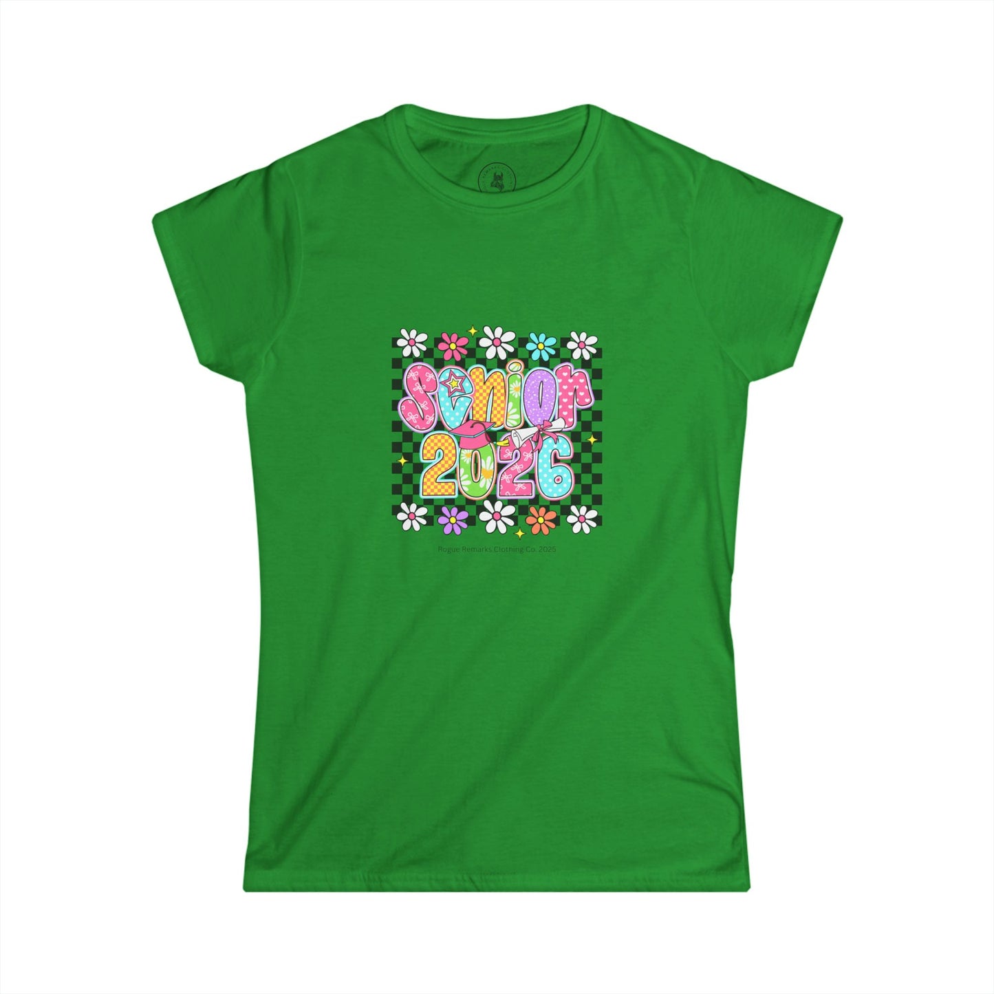 Senior 2026 – Groovy Grad Edition Women's Softstyle Tee