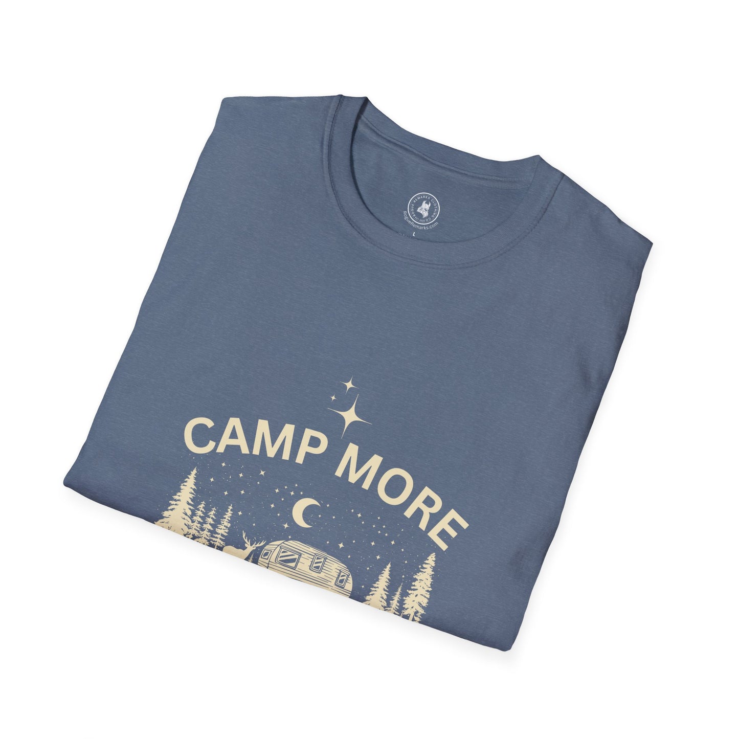 Camp More, Worry Less Tee – Stargazer Edition Unisex T-Shirt