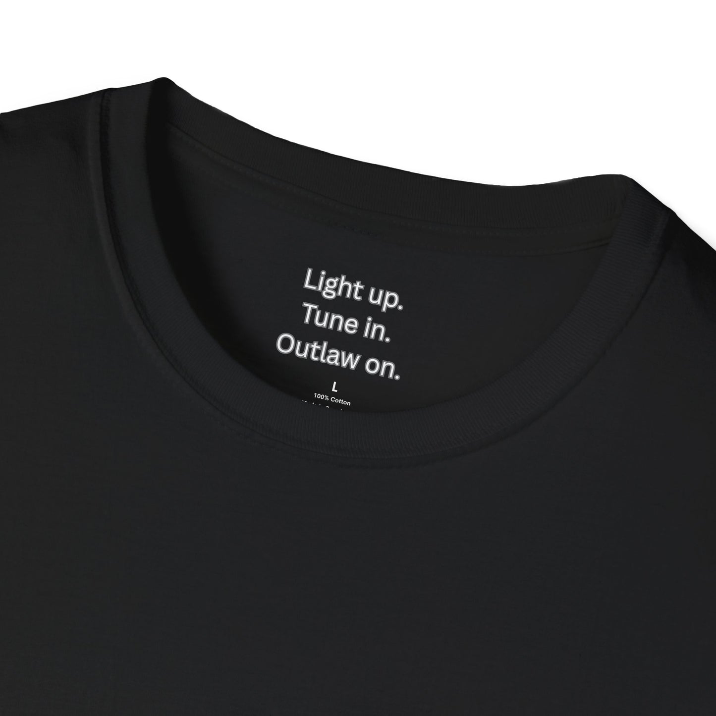 Take a Toke and Play Some Outlaw Country Unisex Softstyle Tee