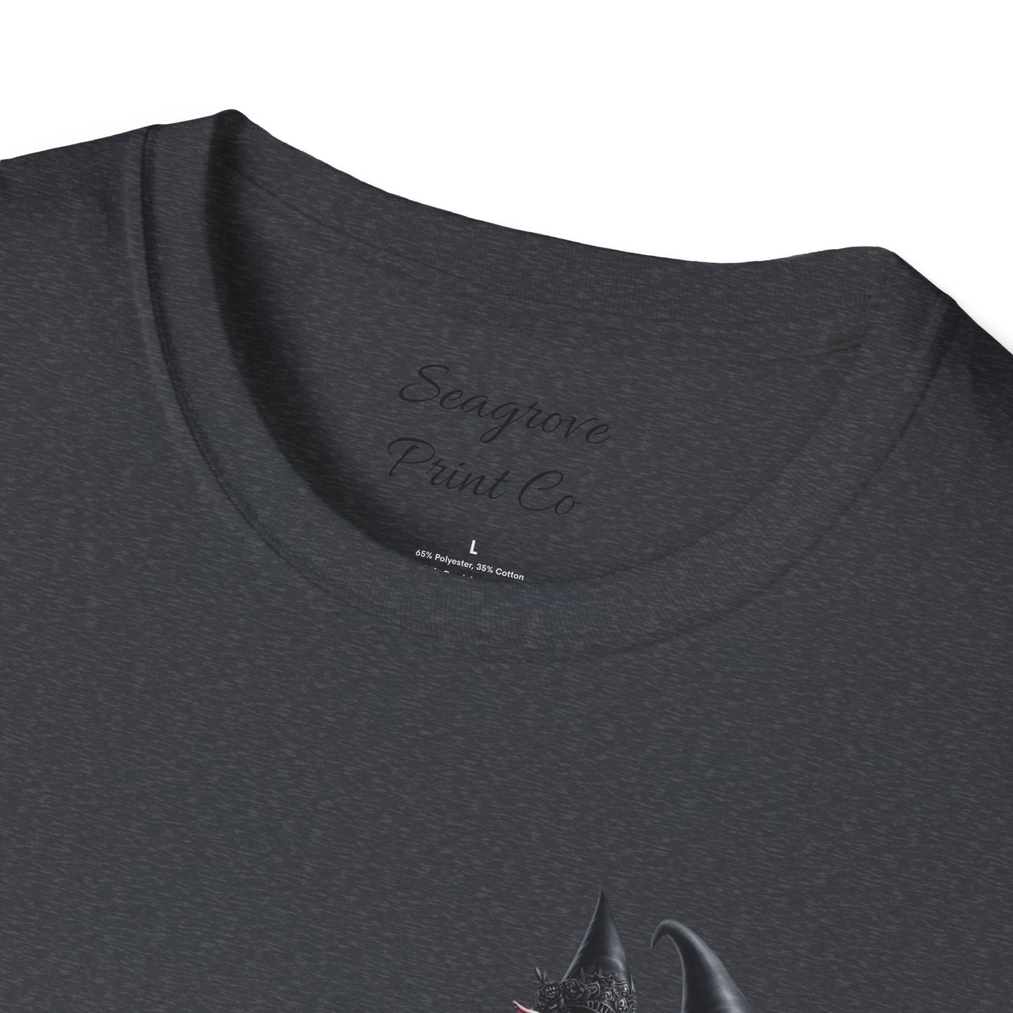 “Gothic Vibes, Midnight Rides” Unisex Softstyle T-Shirt