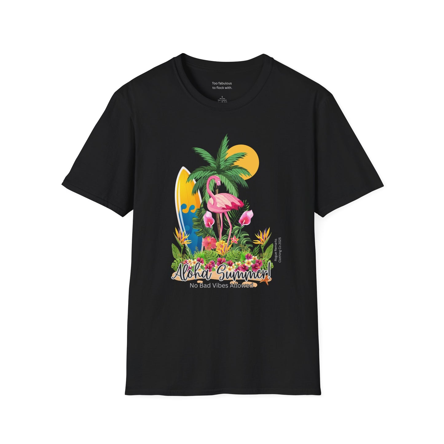 Aloha Summer – Where Sass Meets Sunshine Unisex Softstyle T-Shirt