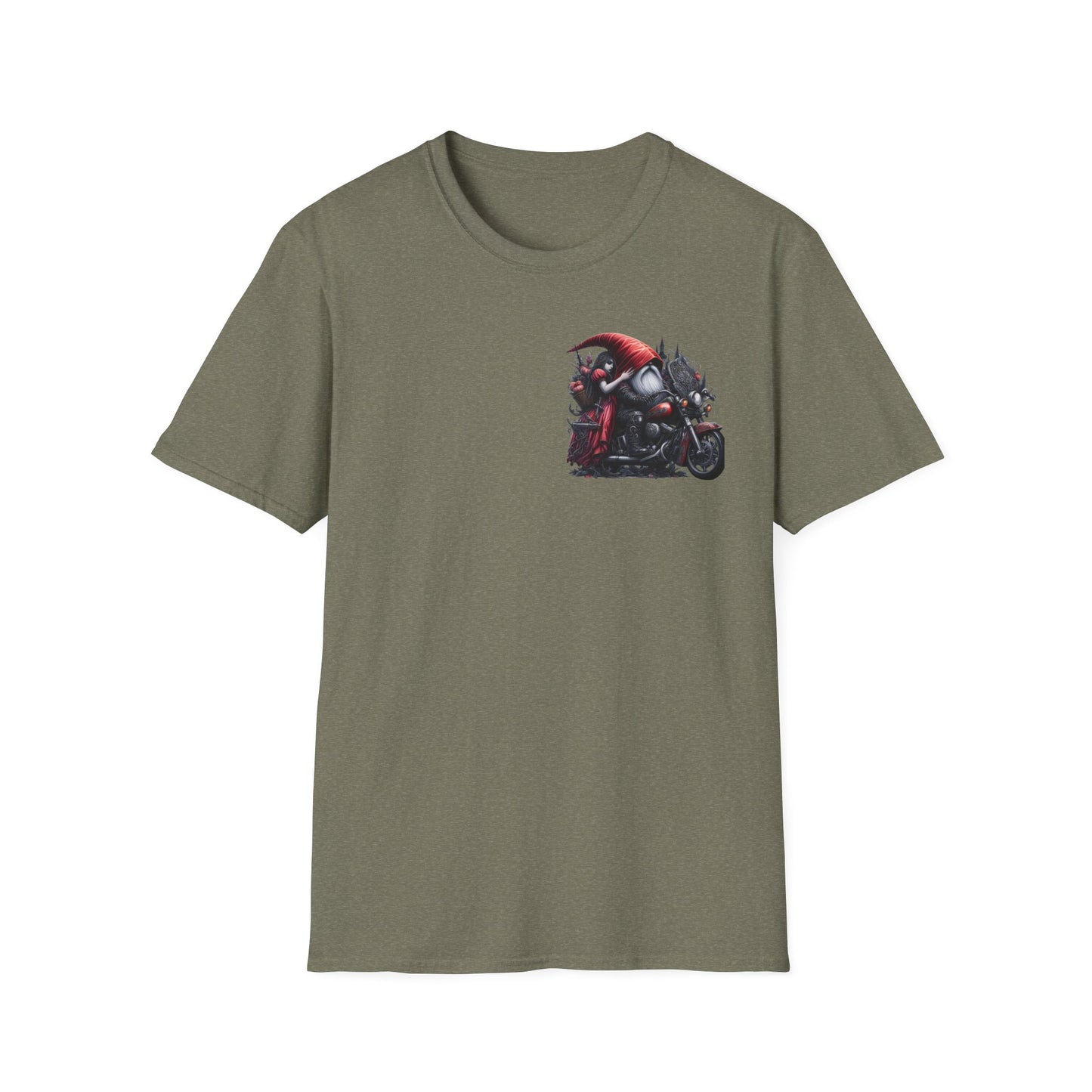 “Riding with My Gnomie” Unisex Softstyle T-Shirt