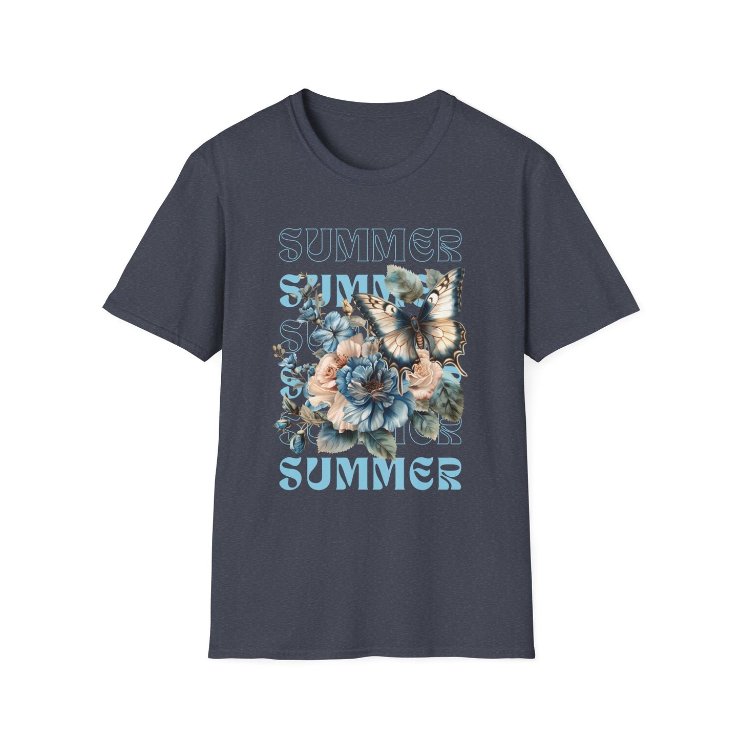 Vibrant Butterfly Tee | Unisex Joyful Summer Shirt
