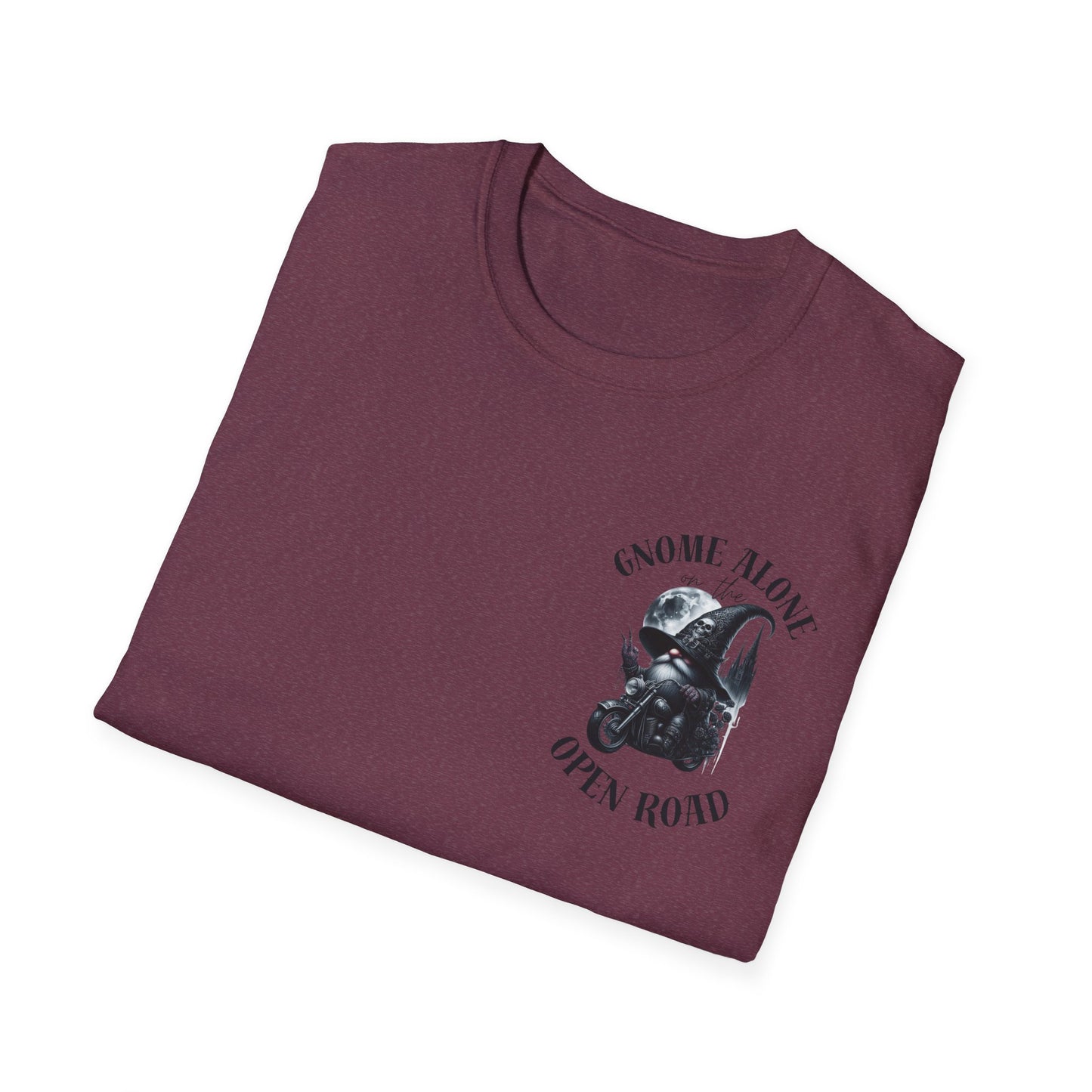 Gnome Alone on the Open Road Unisex Softstyle T-Shirt