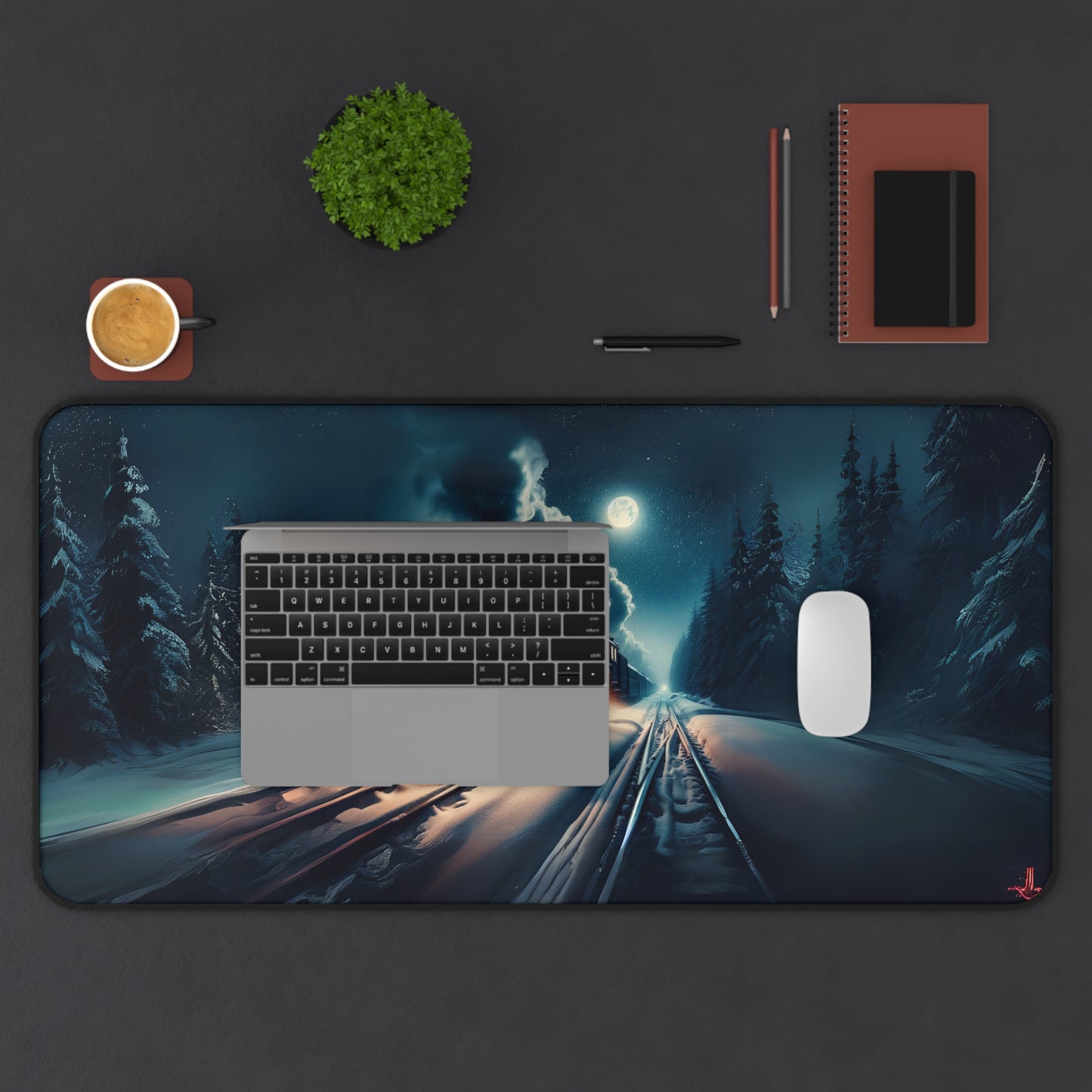 Midnight Express Gaming Desk Mat