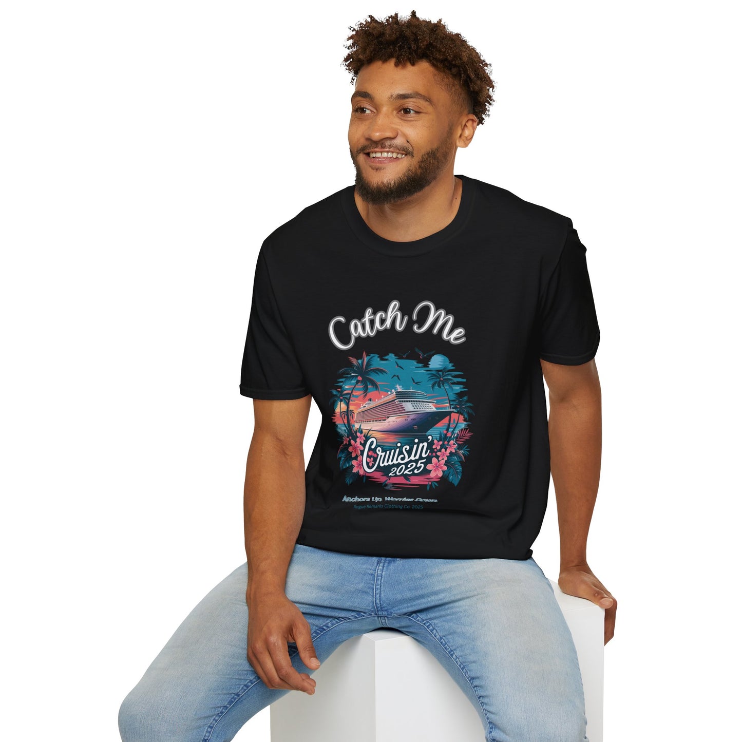 Catch Me Cruisin’ 2025 Tee – Anchors Up Edition Unisex Softstyle T-Shirt