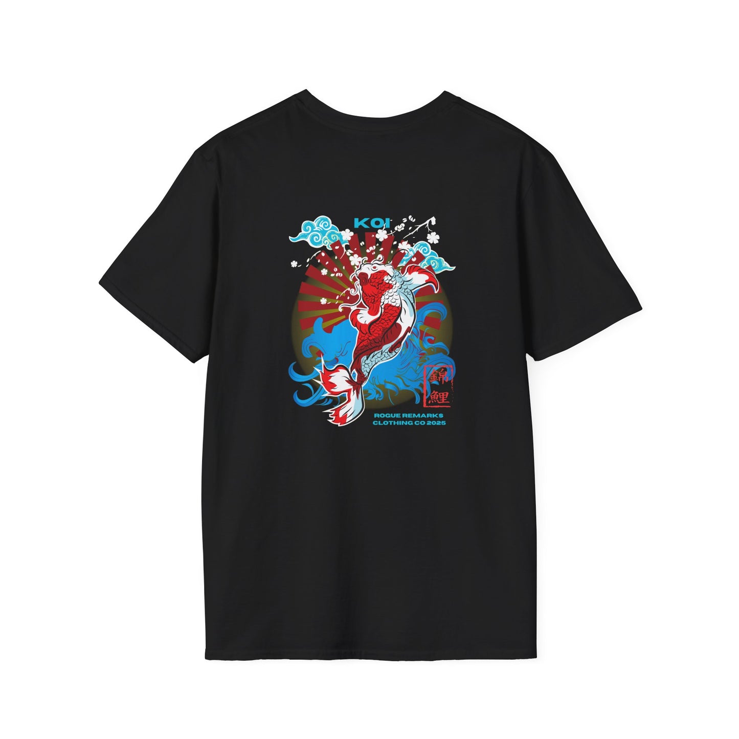 Koi Unisex Softstyle T-Shirt - Japanese Theme