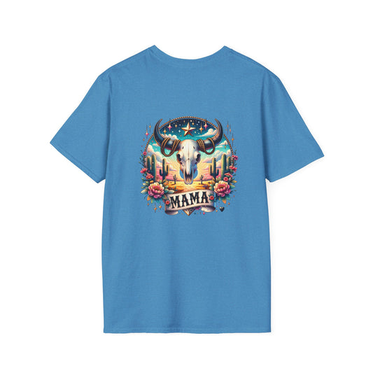 “Mama” Bull Skull Unisex Softstyle T-Shirt